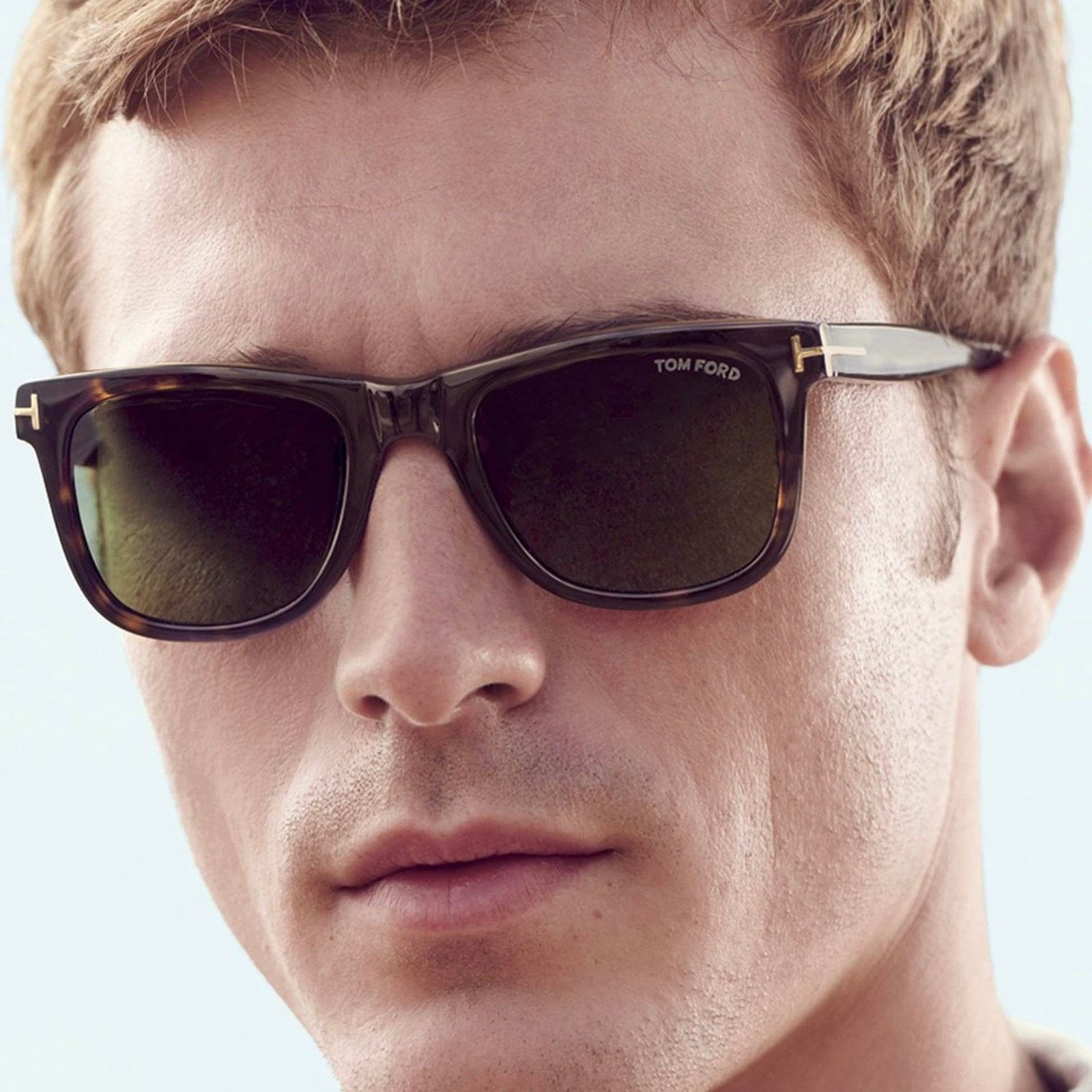 Tom Ford New, TOM FORD Eric-02 Sunglasses TF595 01J Authentic Size ONE SIZE - 2 Thumbnail