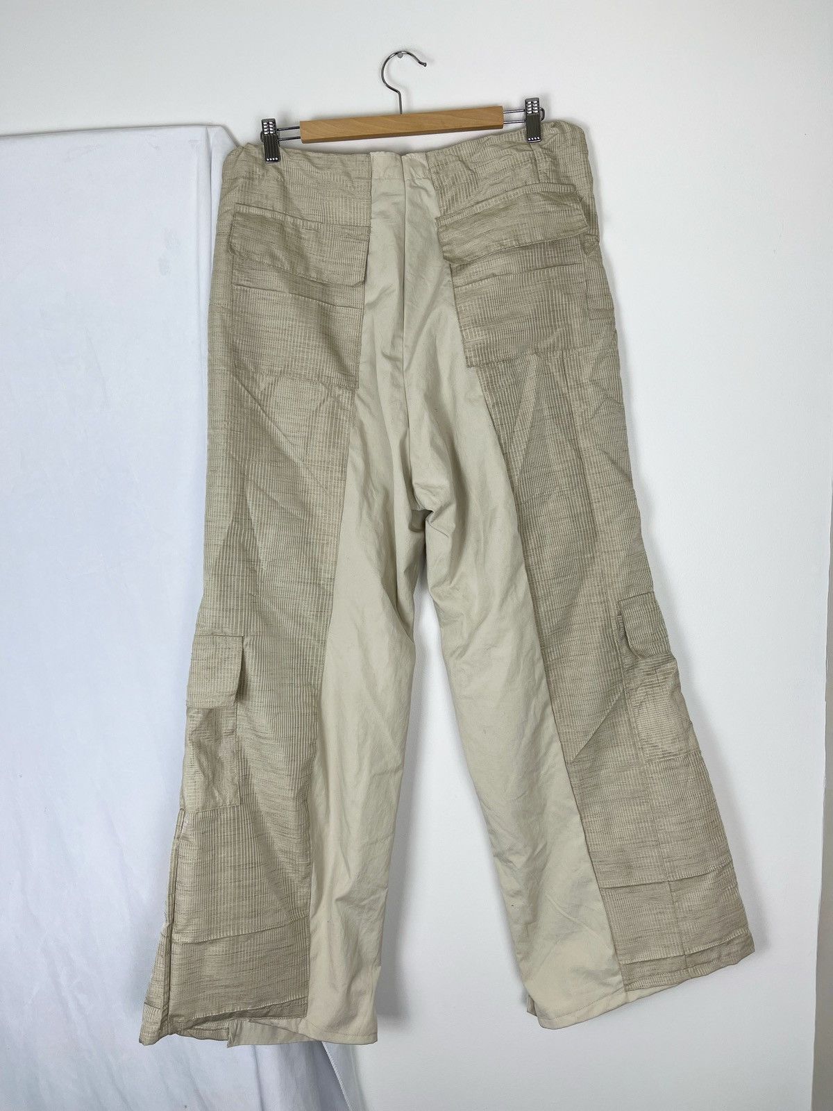 Chorley J shape UpCycled hybrid vintage military baggy cargos Size US 35 - 3 Thumbnail