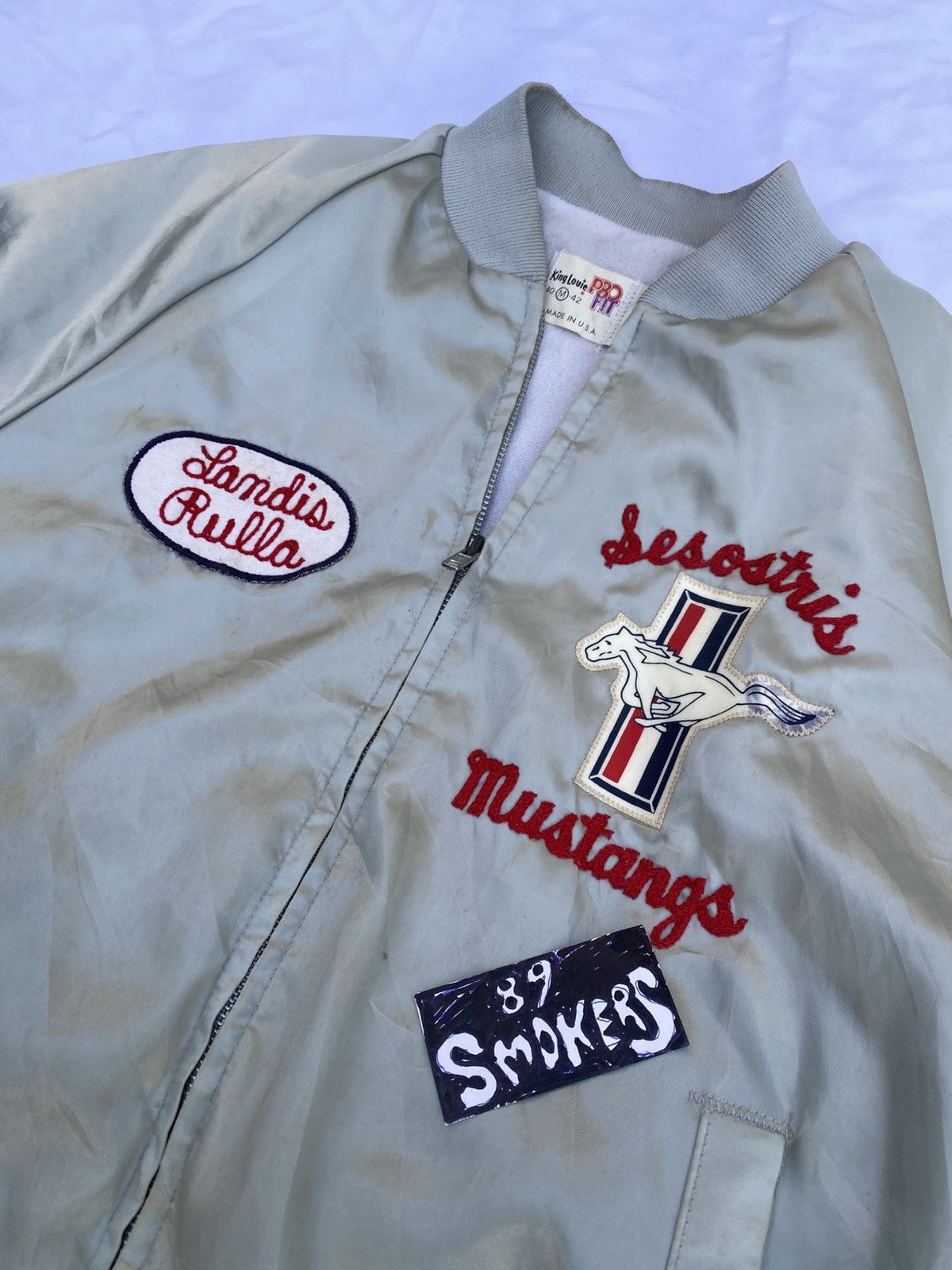 Mustang × Vintage Vintage Mustang king louie satin zip up Size US M / EU 48-50 / 2 - 1 Thumbnail