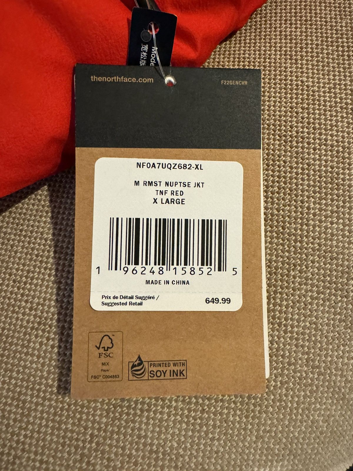The North Face The North Face Nupste RMST - XL Size US XL / EU 56 / 4 - 4 Thumbnail