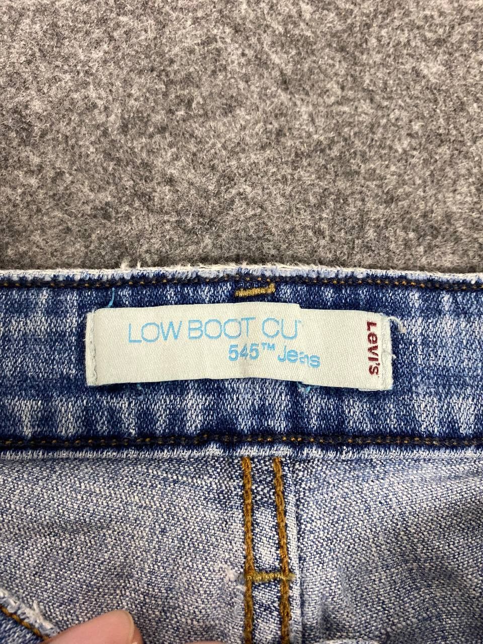 Levi's vintage levis 545 low bootcut stretch denim nice design Size 36" / US 14 / IT 50 - 12 Thumbnail