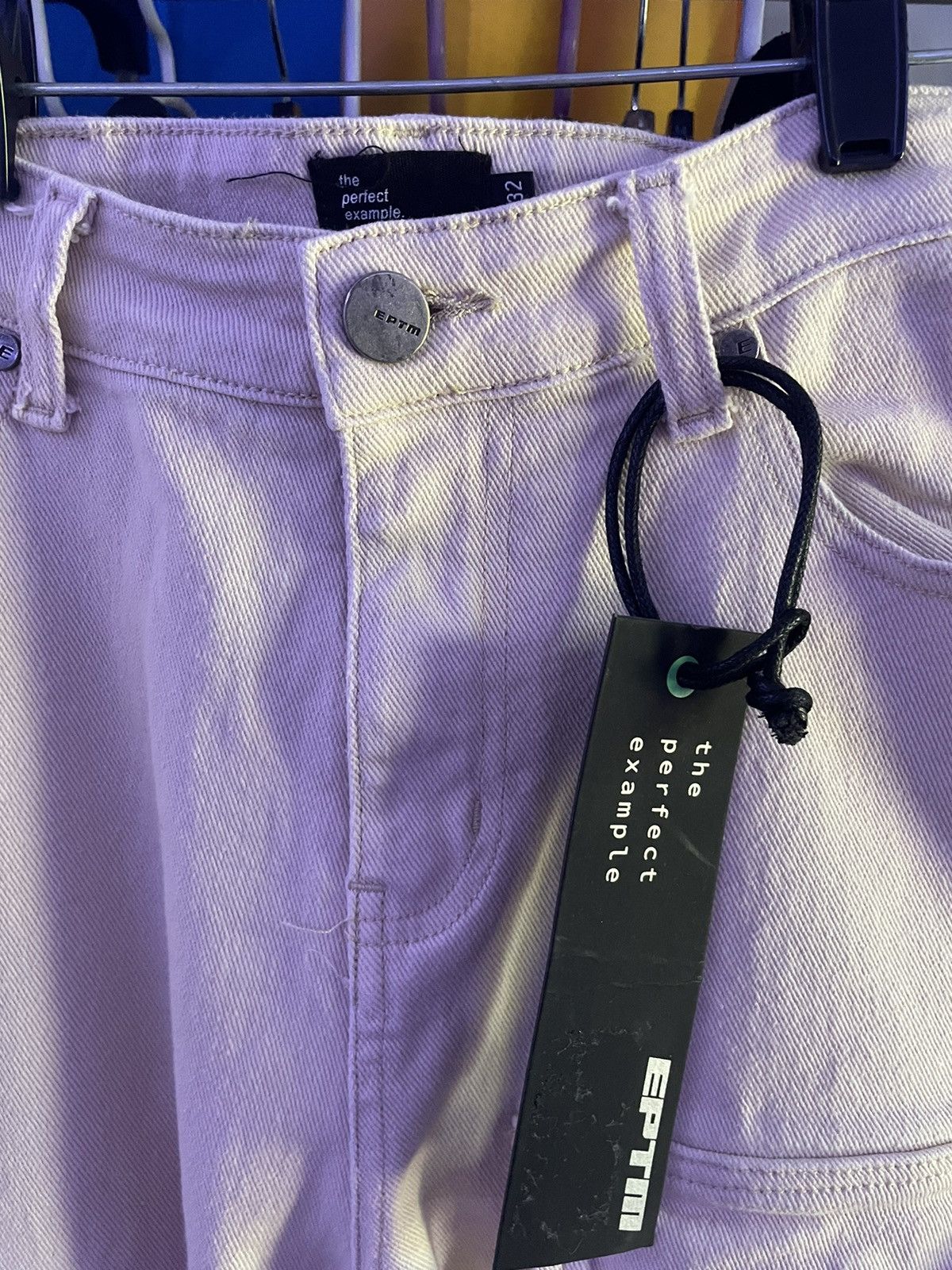 EPTM. Eptm Cream Color Cargo Flare Pants Size US 32 / EU 48 - 2 Thumbnail
