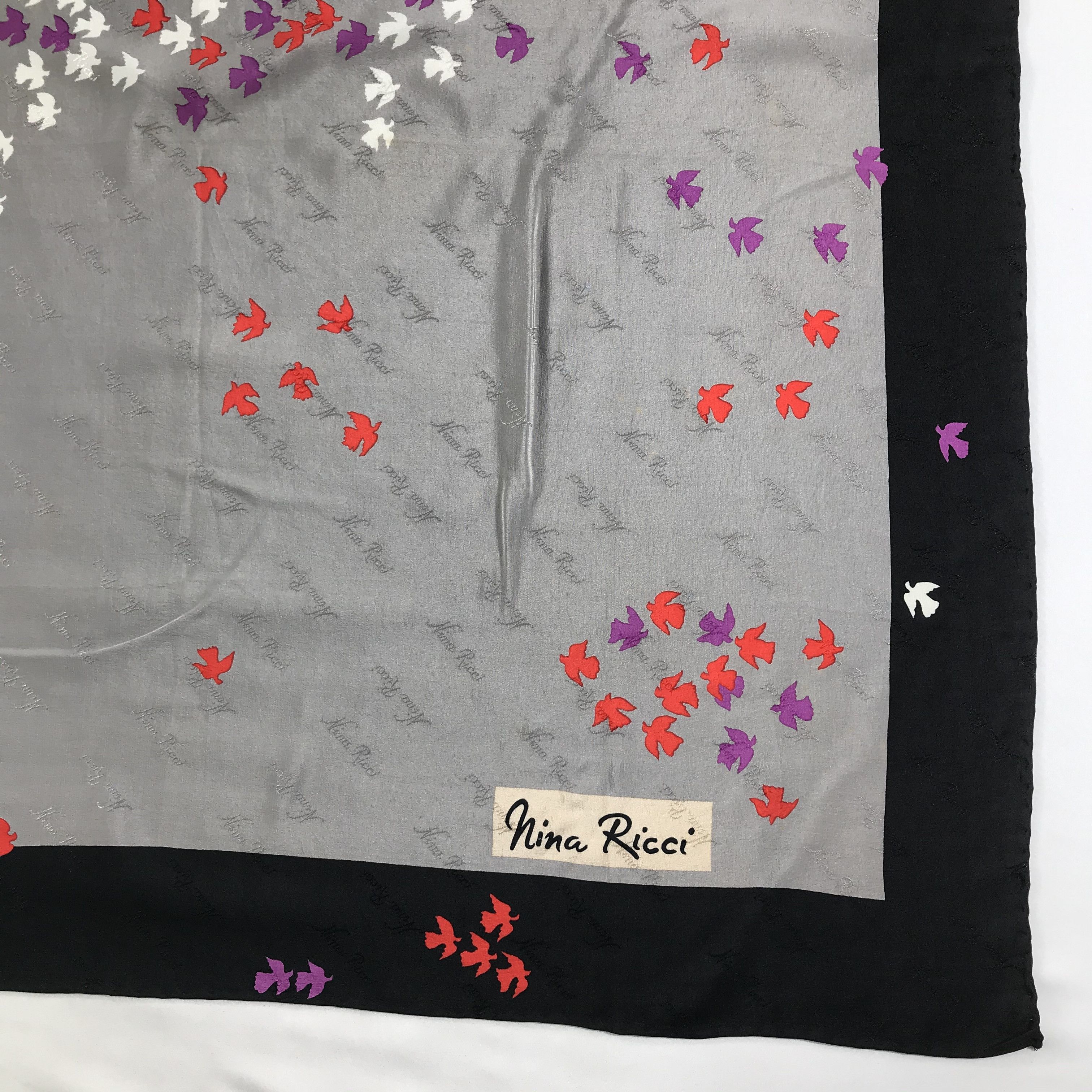 Nina Ricci Vintage Nina Ricci Silk Scarf Size ONE SIZE - 4 Thumbnail