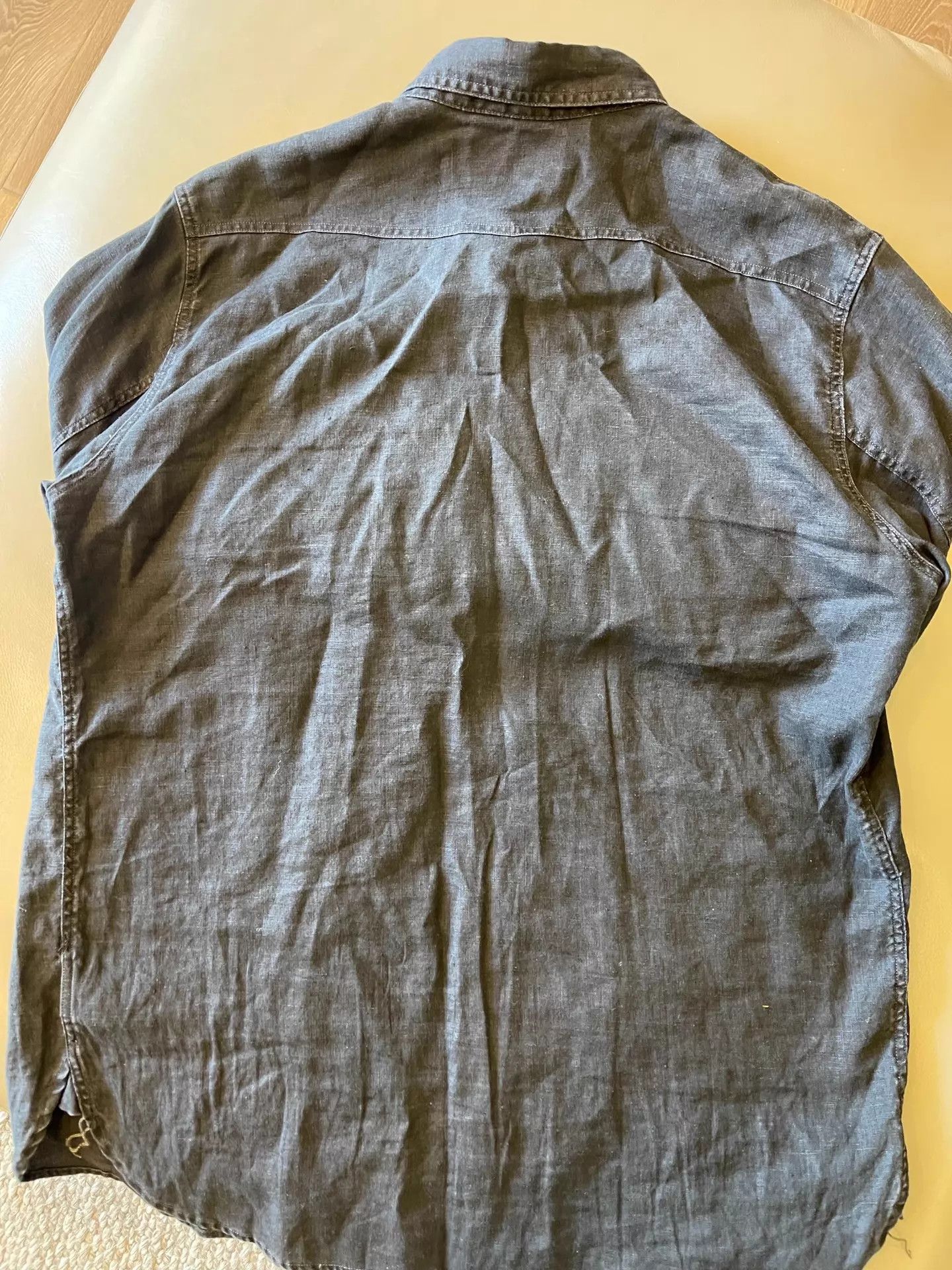 RRL Ralph Lauren RRL Cotton Linen Washed Black Shirts S Size US S / EU 44-46 / 1 - 6 Thumbnail
