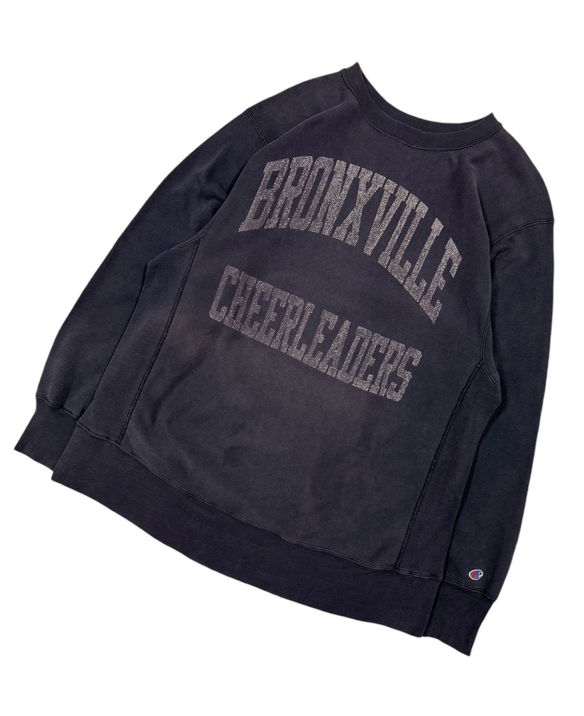 Champion × Vintage Vtg🔥80’s Champion Bluebar Reverse Weave Sunfaded Sweatshirt Size US XL / EU 56 / 4 - 6 Thumbnail
