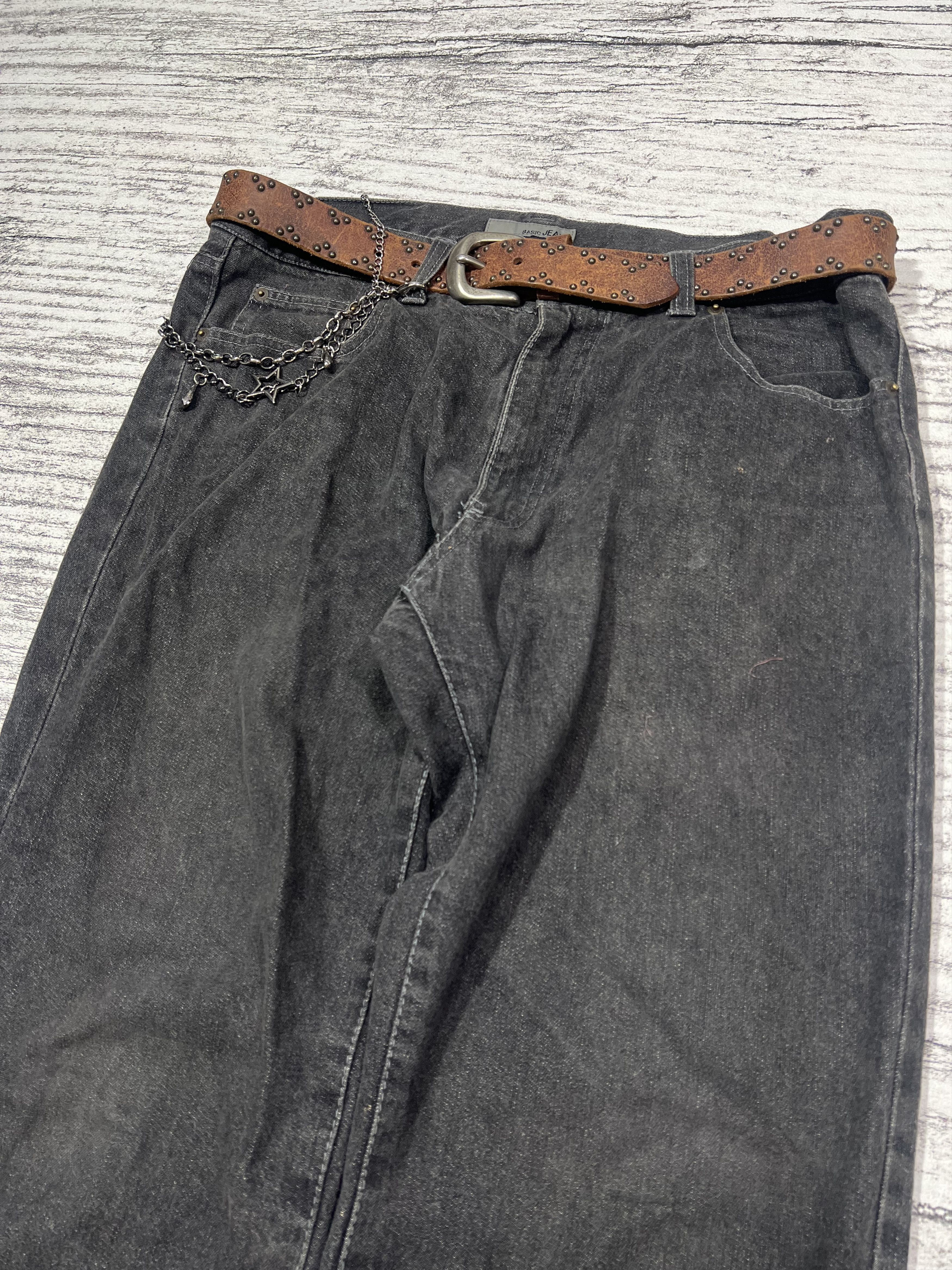 Japanese Brand 2000s Archival Hysteric Y's Cdg Wash Jeans y2k Lgb Ifsix Size US 38 / EU 54 - 3 Thumbnail
