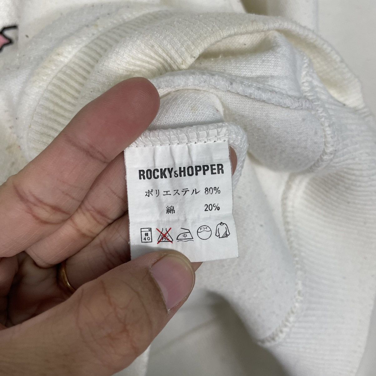 Japanese Brand Rocky & Hopper Big Logo Crewneck Sweatshirt Size US S / EU 44-46 / 1 - 13 Thumbnail