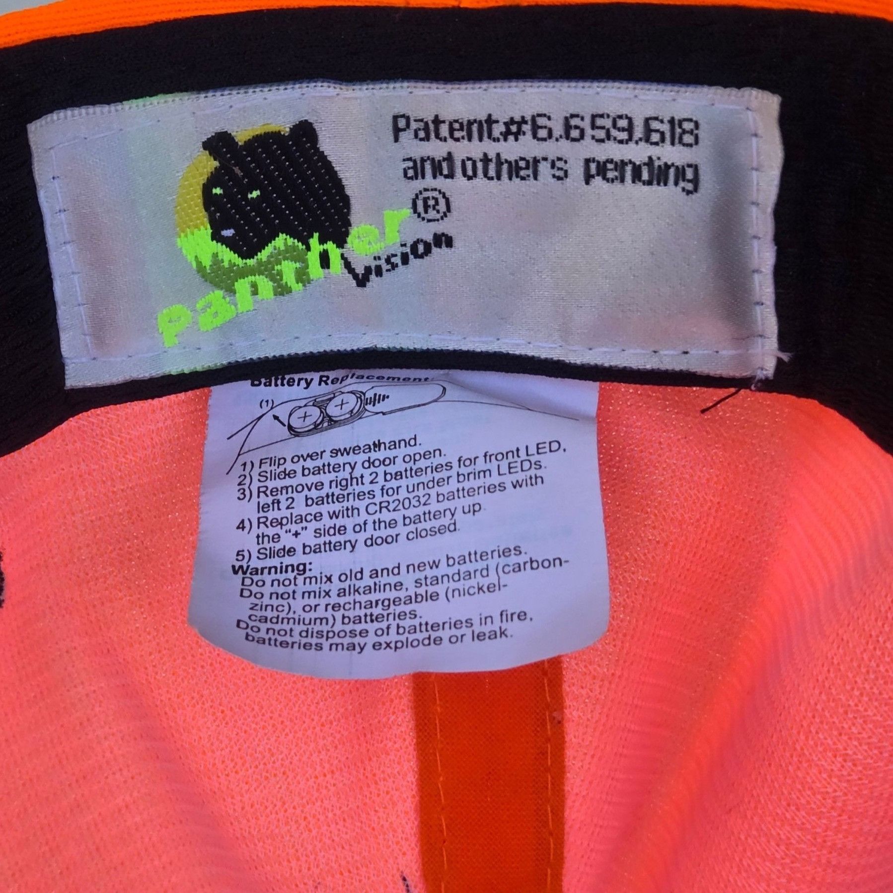 Other Gander Mountain Blaze Orange LED Hat Adjustable Panther Visi Size ONE SIZE - 4 Thumbnail
