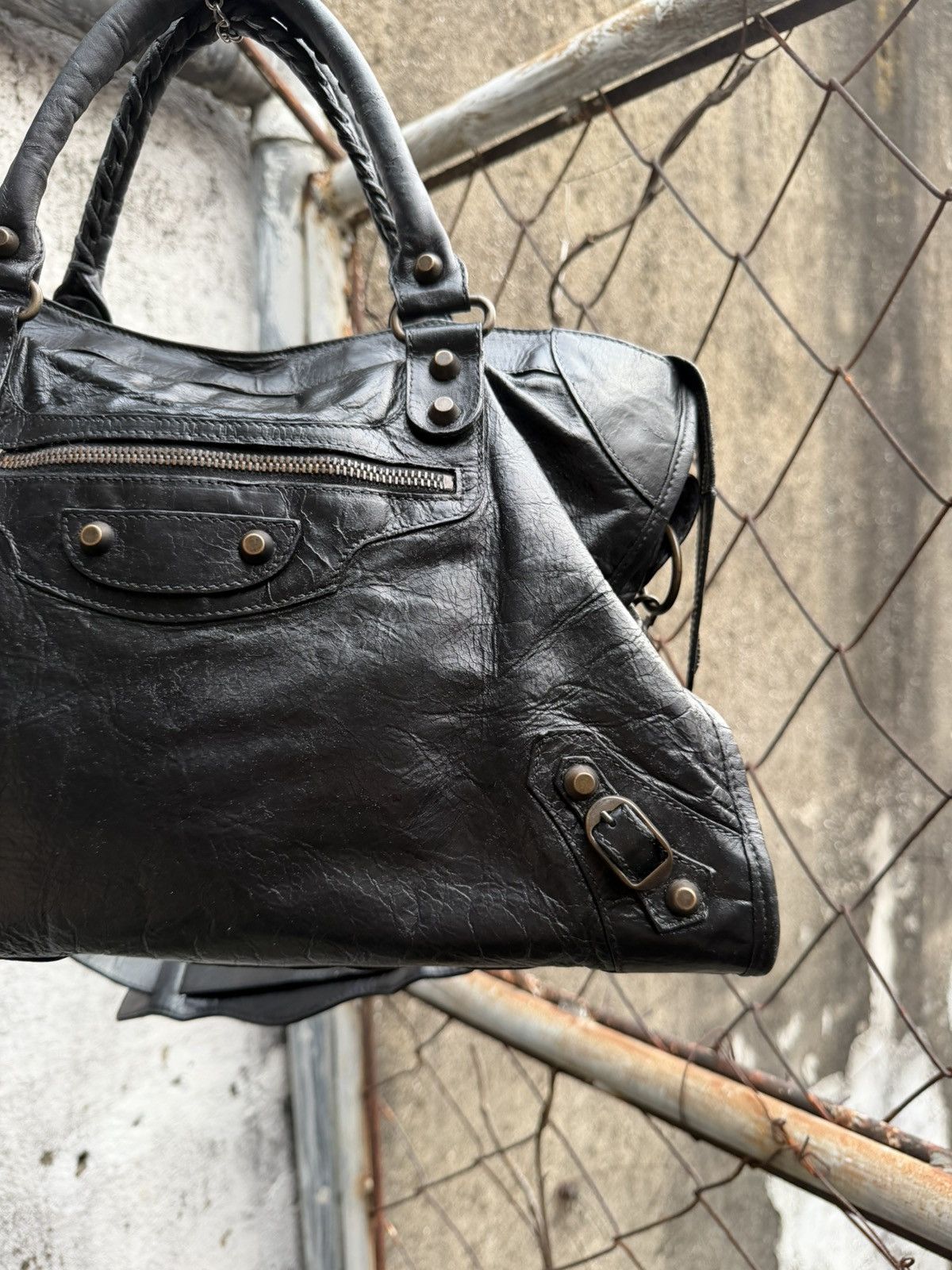Balenciaga Balenciaga - 2000’s - Classic Motorcycle Le City Bag Black Size ONE SIZE - 3 Thumbnail