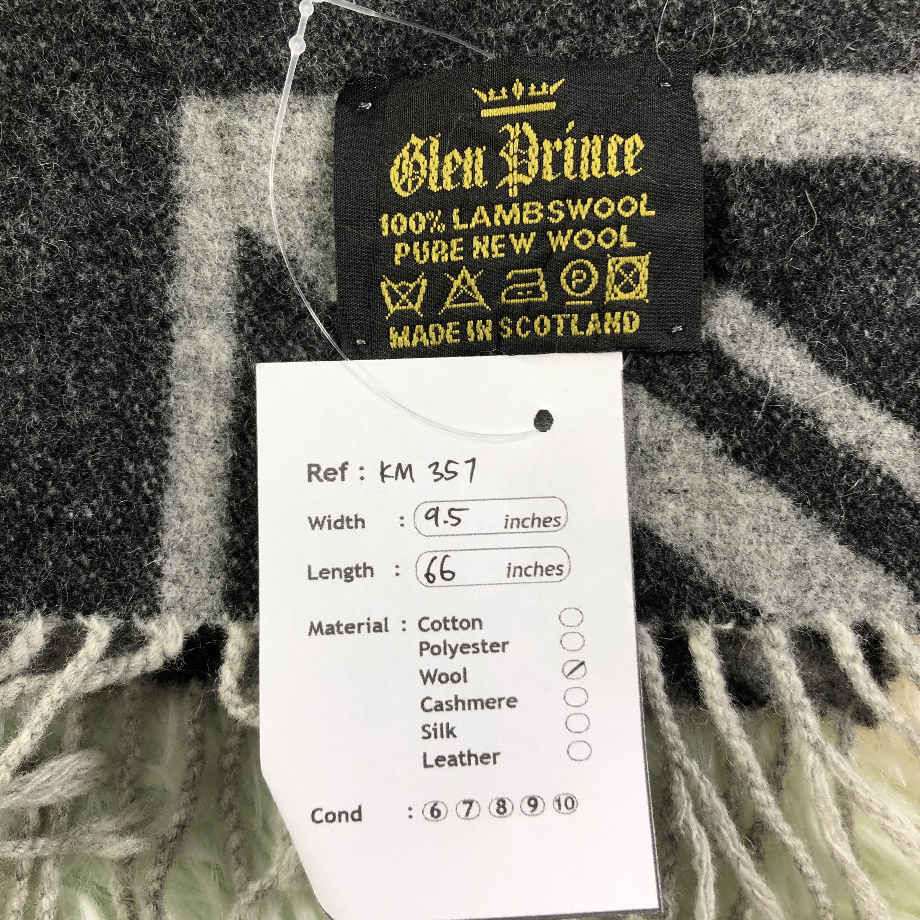 Vintage Glen Prince Scarf / Muffler / Neckwear - KM357 Size ONE SIZE - 8 Thumbnail