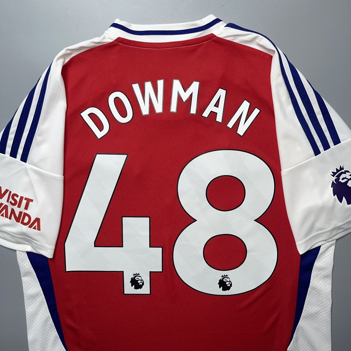 Vintage ARSENAL ADIDAS 2024/2025 FOOTBALL HOME JERSEY #48 DOWMAN Size US L / EU 52-54 / 3 - 8 Thumbnail