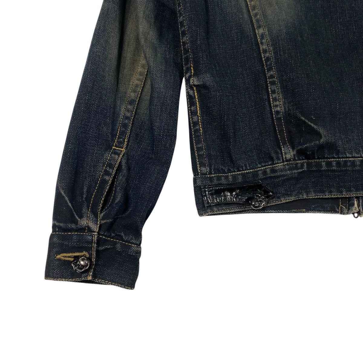 Japanese Brand Vintage Irish Denim Button Jacket Size 3 Blue Colour Size US M / EU 48-50 / 2 - 12 Thumbnail