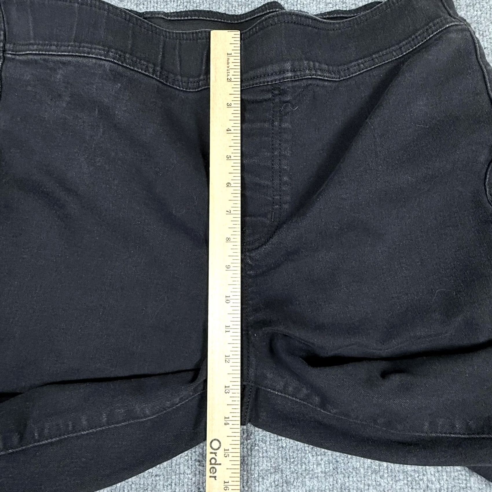Vintage Terra & Sky 16W Black Casual Pants Pull On Flared Leg Stretch Comfortable Minimalist Womens Size 38" / US 16 / IT 52 - 3 Thumbnail