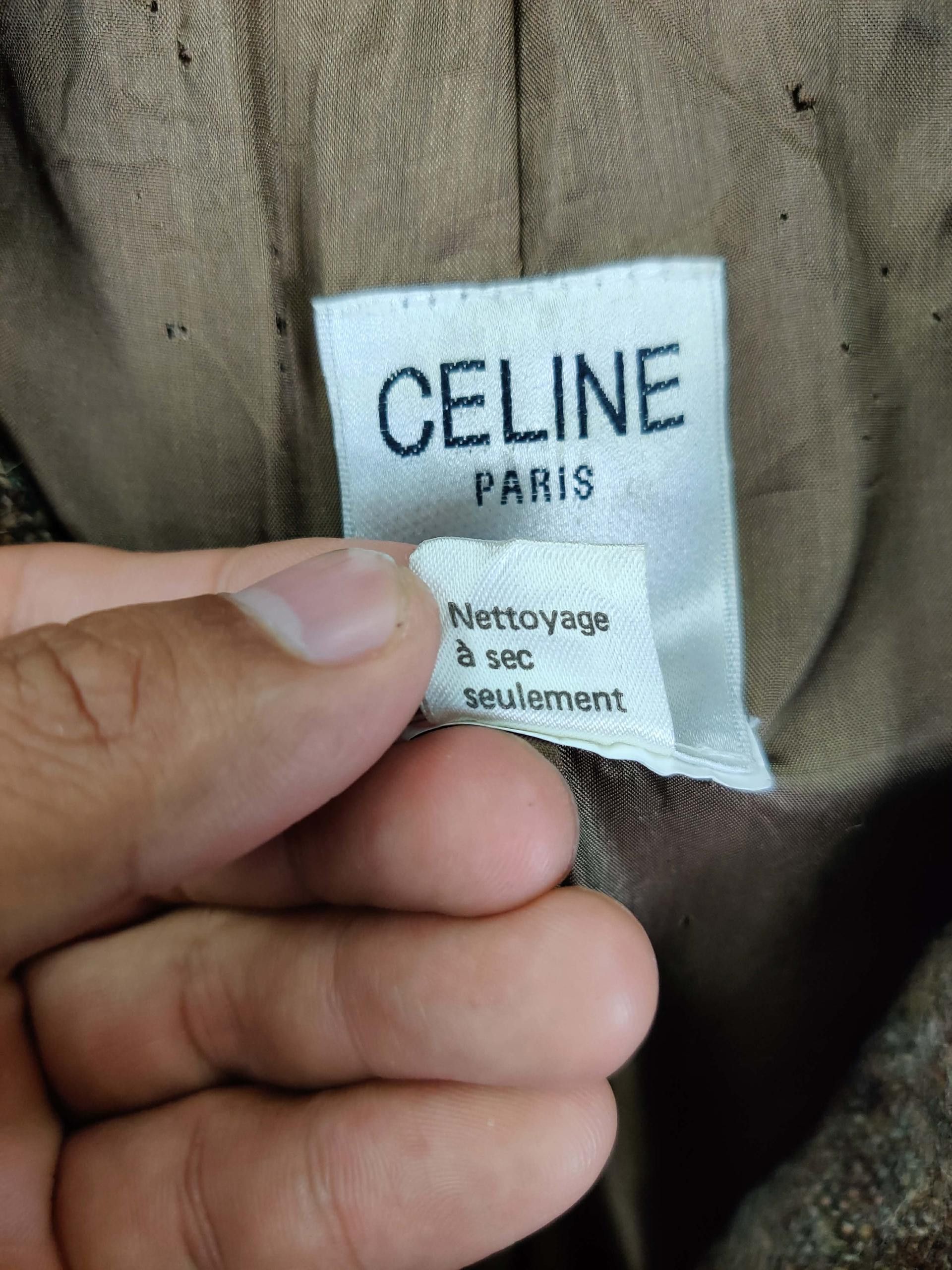 Celine Celine Paris Wool Tweed Coat Jacket Size S / US 4 / IT 40 - 11 Thumbnail