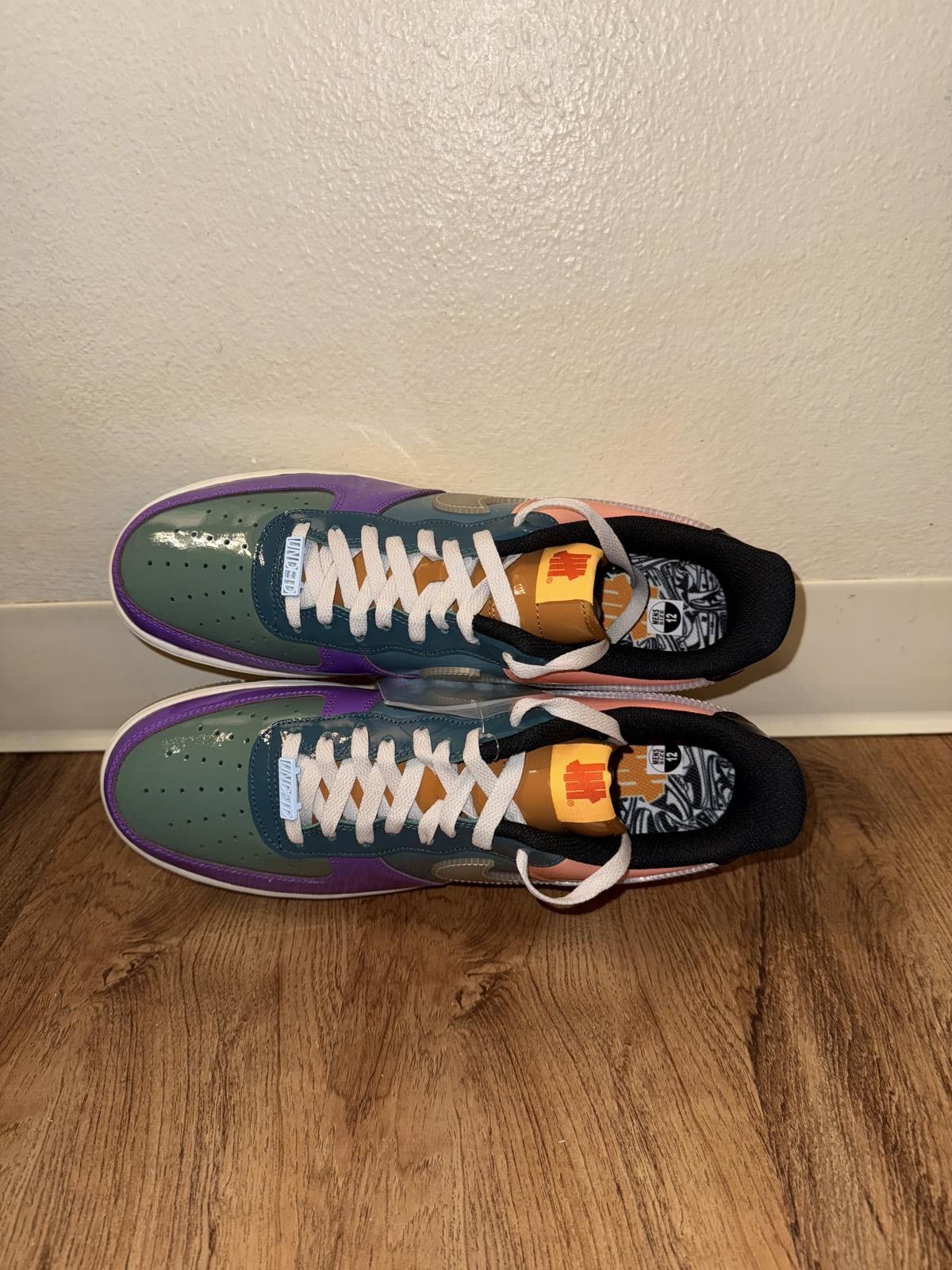 Nike Nike Air Force 1 Low SP Undefeated Multi-Patent Wild Berry Size US 11.5 / EU 44-45 - 5 Thumbnail
