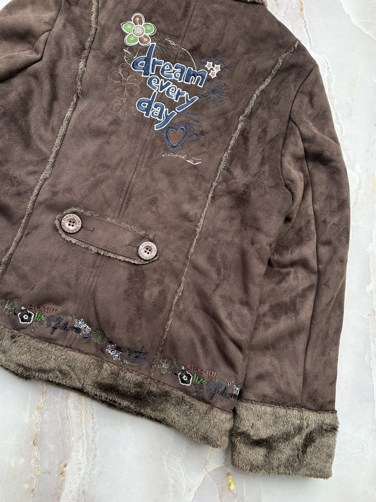 Desigual Desigual Faux Fur Coat Size M / US 6-8 / IT 42-44 - 10 Thumbnail