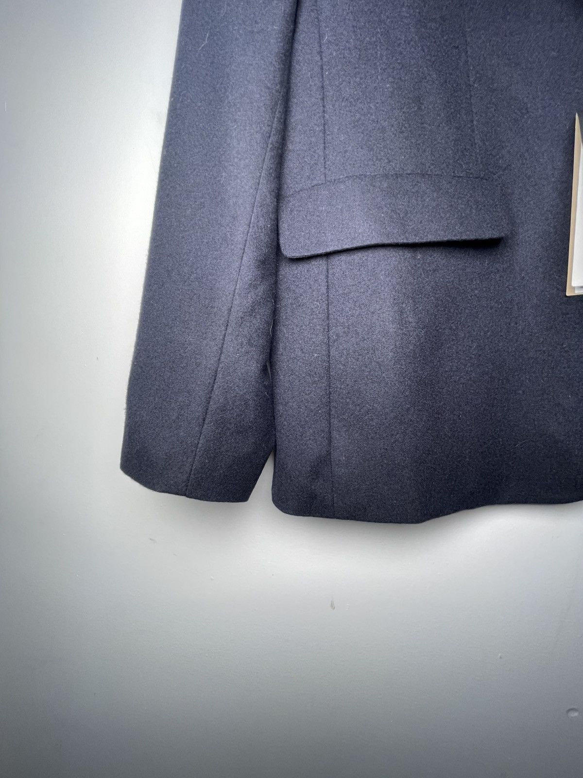 Massimo Dutti Massimo Dutti Wool Blazer Black/Navy — Size 46 (S) Size 40R - 6 Thumbnail