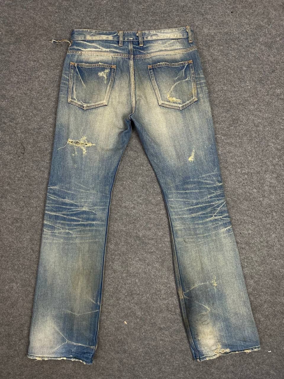 R.Newbold vintage r.newbold distressed denim nice design Size US 36 / EU 52 - 2 Thumbnail