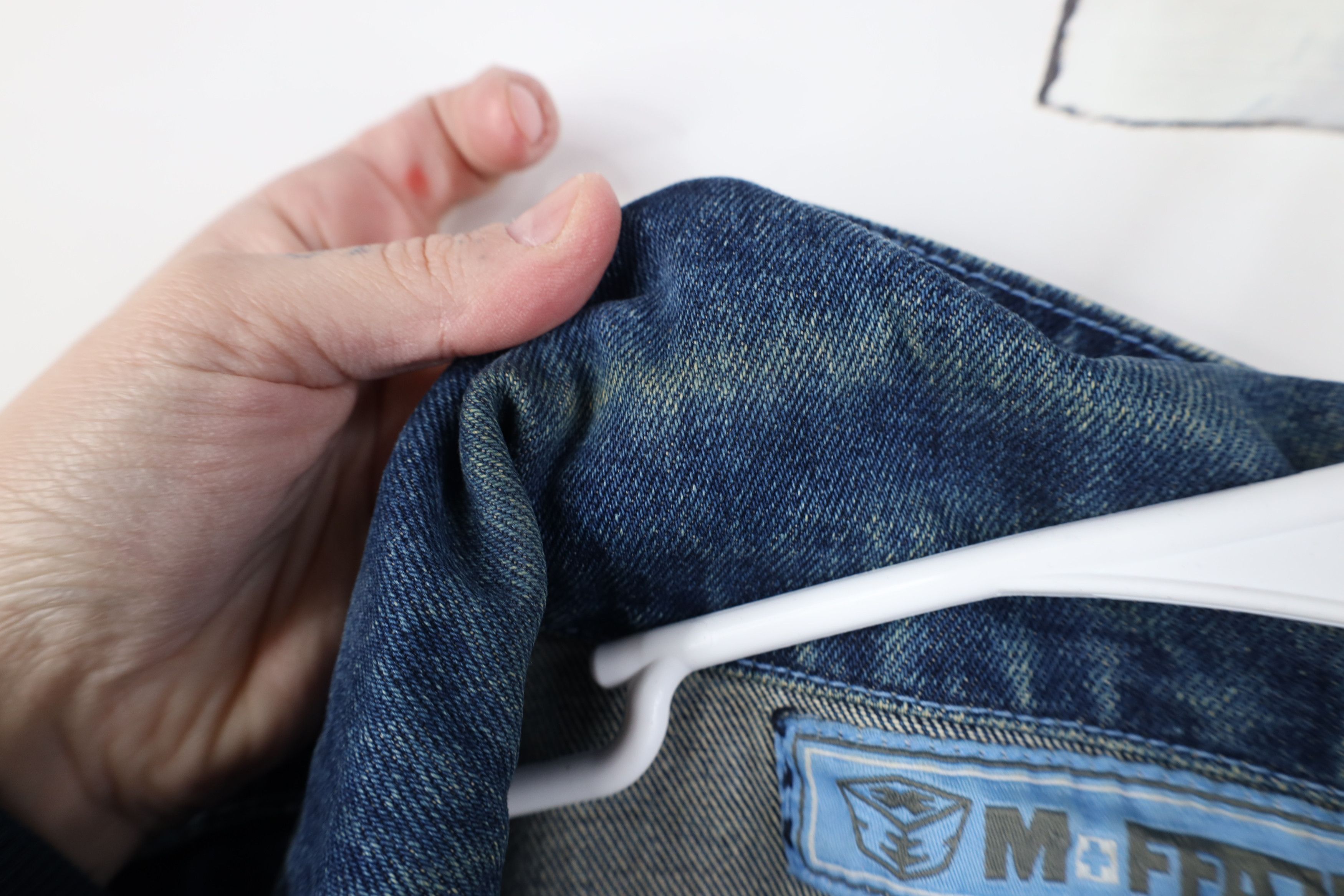 Vintage Vintage 90s Y2K Streetwear Block Baggy Denim Trucker Jacket Size US XXL / EU 58 / 5 - 10 Thumbnail