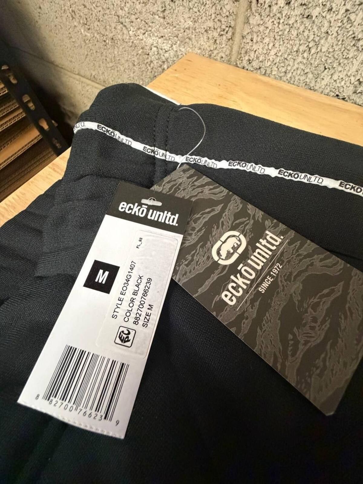 Ecko Unltd. 2020s Ecko Unltd Black Jogger Sweatpants Medium Streetwear Size US 32 / EU 48 - 3 Thumbnail