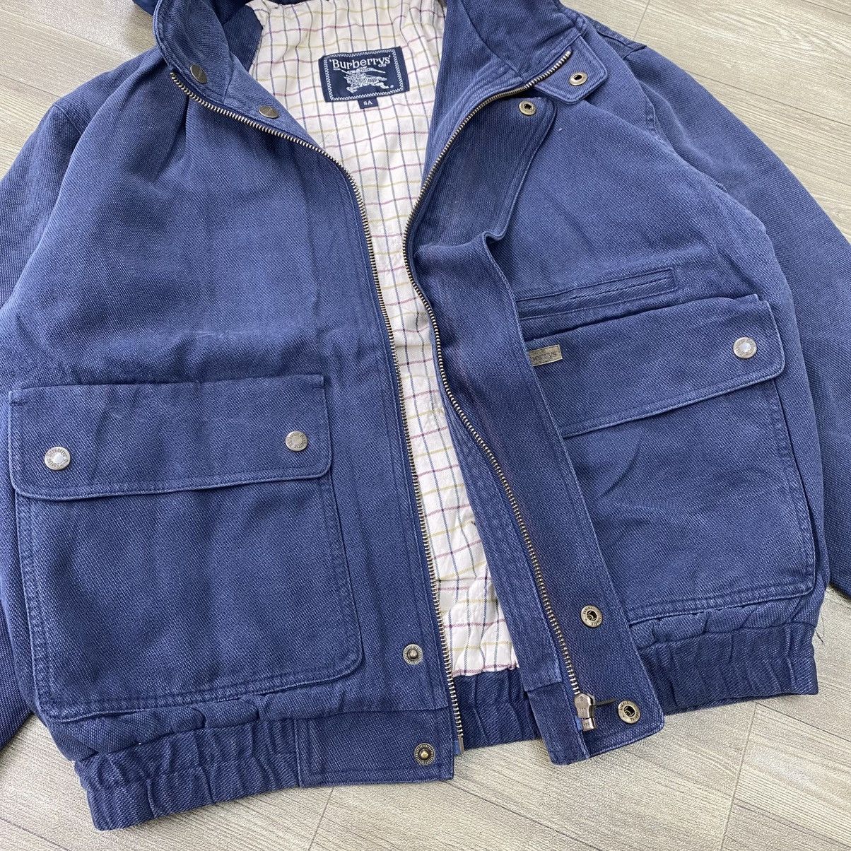 Burberry Vintage Burberrys London Plaid Parka Canvas Jacket Luxury Size US M / EU 48-50 / 2 - 9 Thumbnail