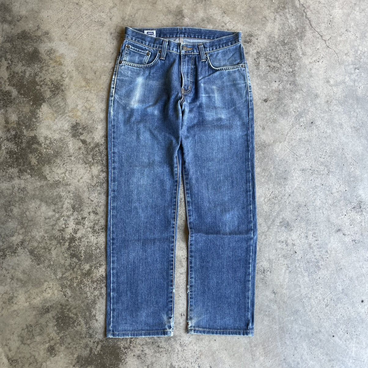 Edwin 🔥Vintage Edwin 404 Washed Ripped Distress Denim Jeans Size US 32 / EU 48 - 1 Thumbnail