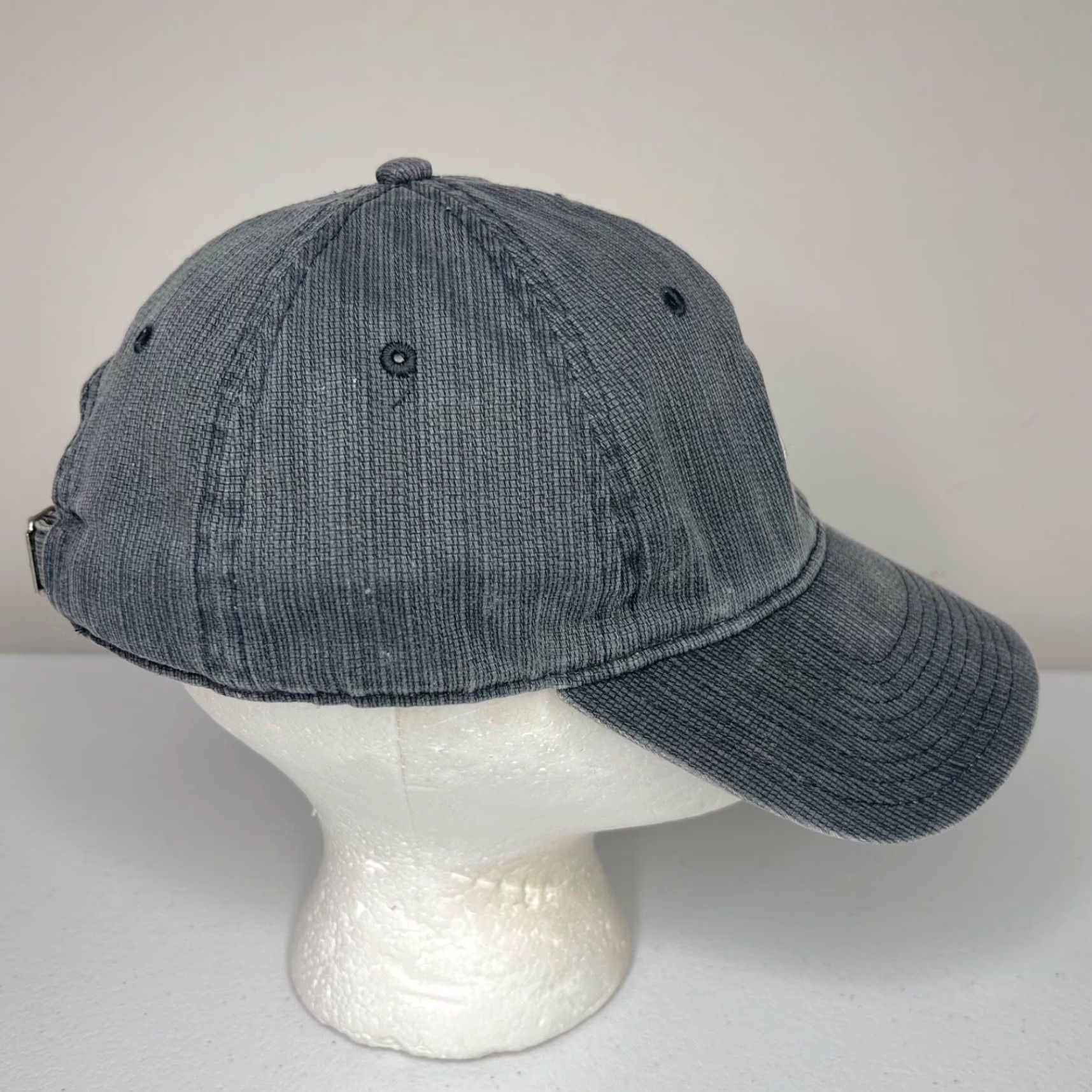 Adidas VINTAGE adidas Baseball Cap Gray OSFA Adjustable Hat Cap Strapback Men One Size Size ONE SIZE - 5 Thumbnail