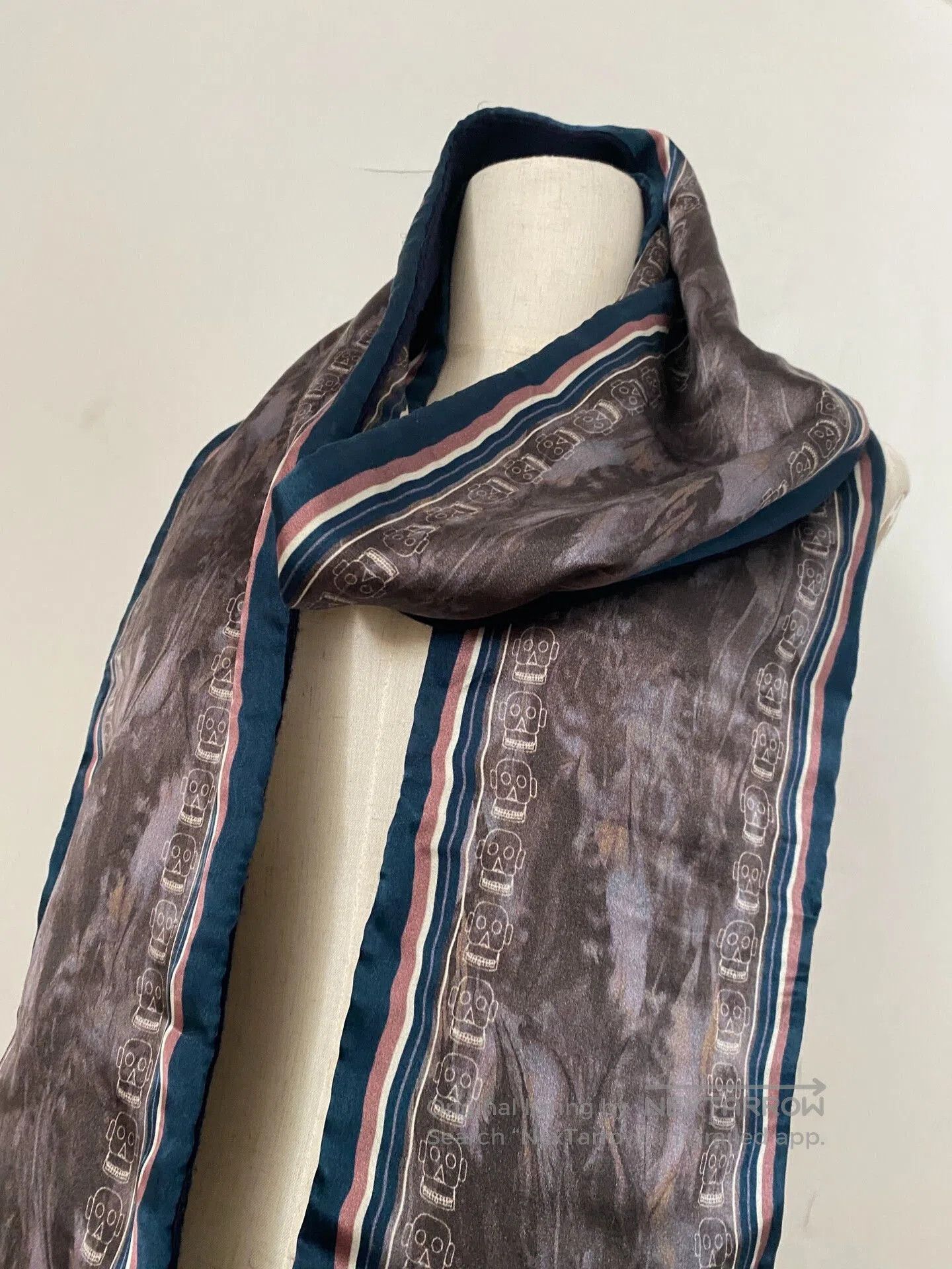 Undercover Undercover Skull Print Scarf. Size ONE SIZE - 2 Thumbnail