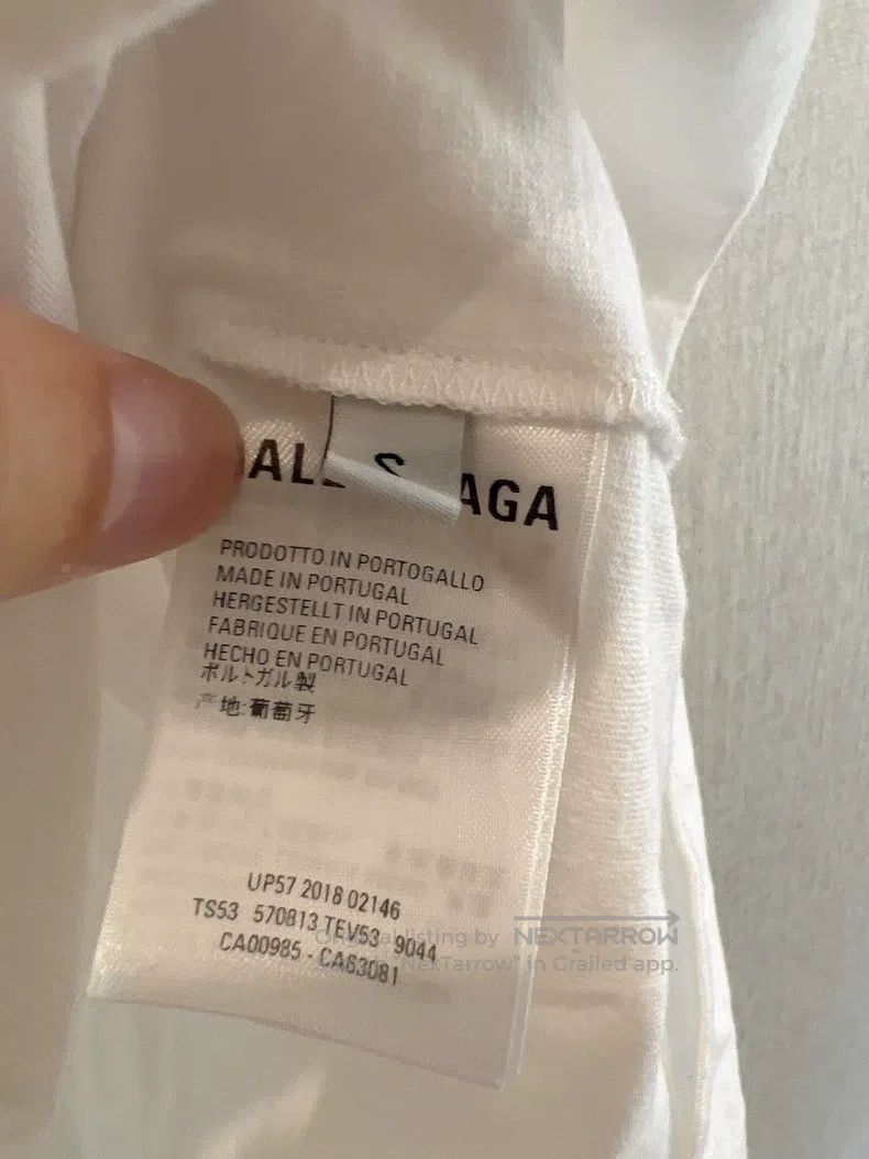 Balenciaga Balenciaga Rainbow Double B Short Sleeve T-Shirt Size US S / EU 44-46 / 1 - 4 Thumbnail