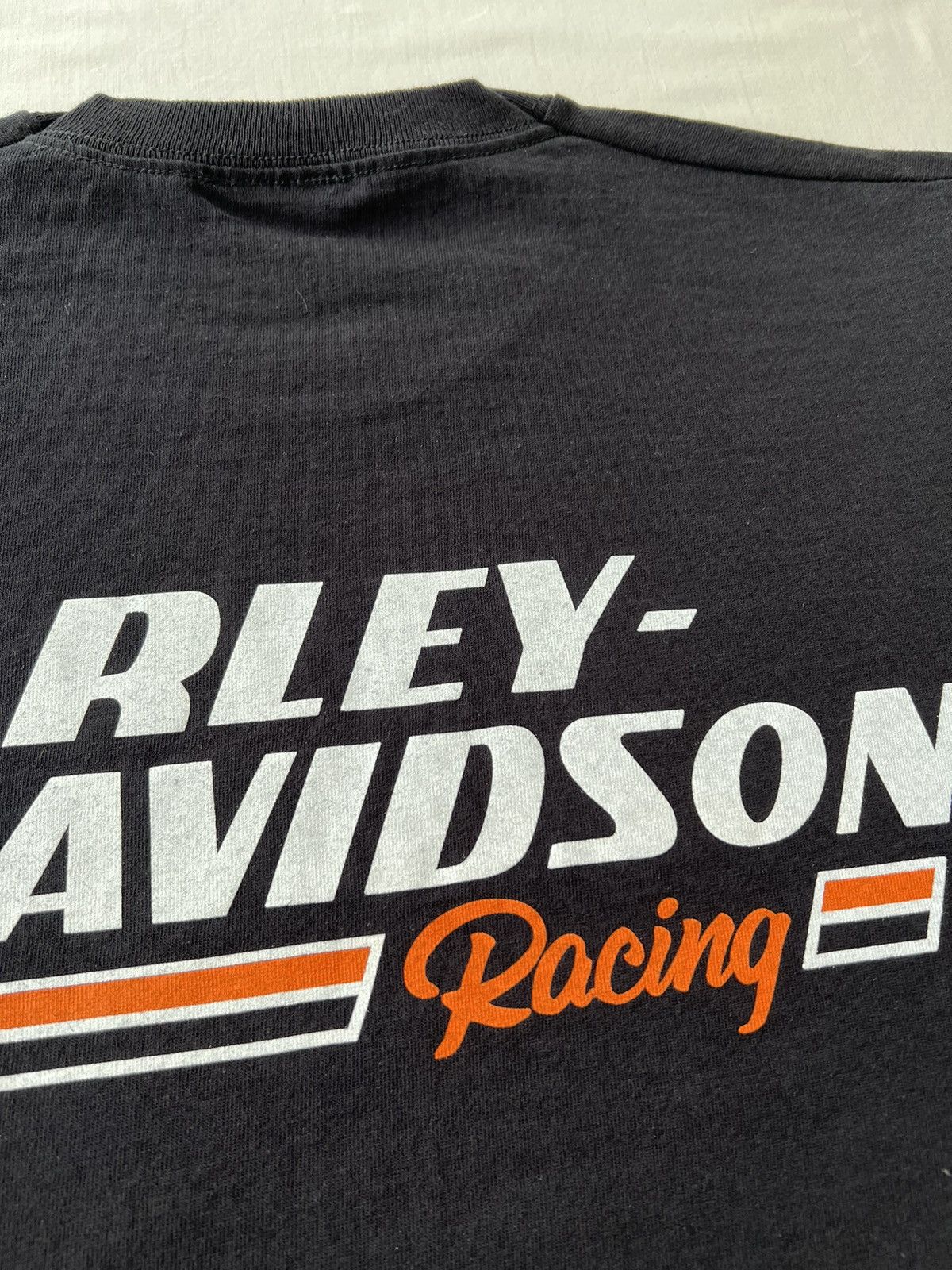 Harley Davidson Vintage 2000s Harley Davidson Racing Motorcycle T-shirt Size US M / EU 48-50 / 2 - 11 Thumbnail