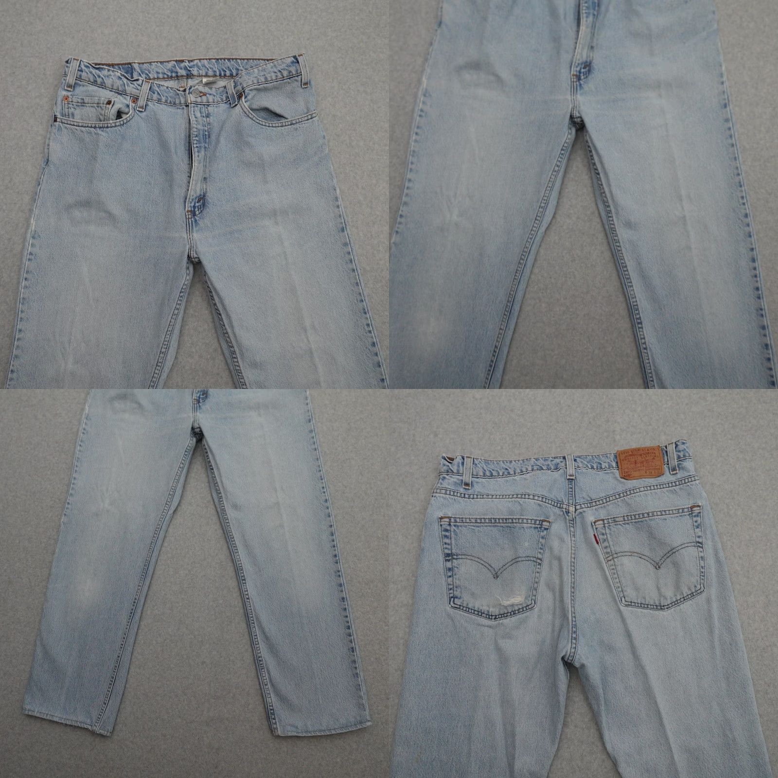 Levi's VTG Levi’s 505 Mens Jeans 38 (38X29) Light Blue Straight Denim 90s Blue Mens Size US 38 / EU 54 - 9 Thumbnail