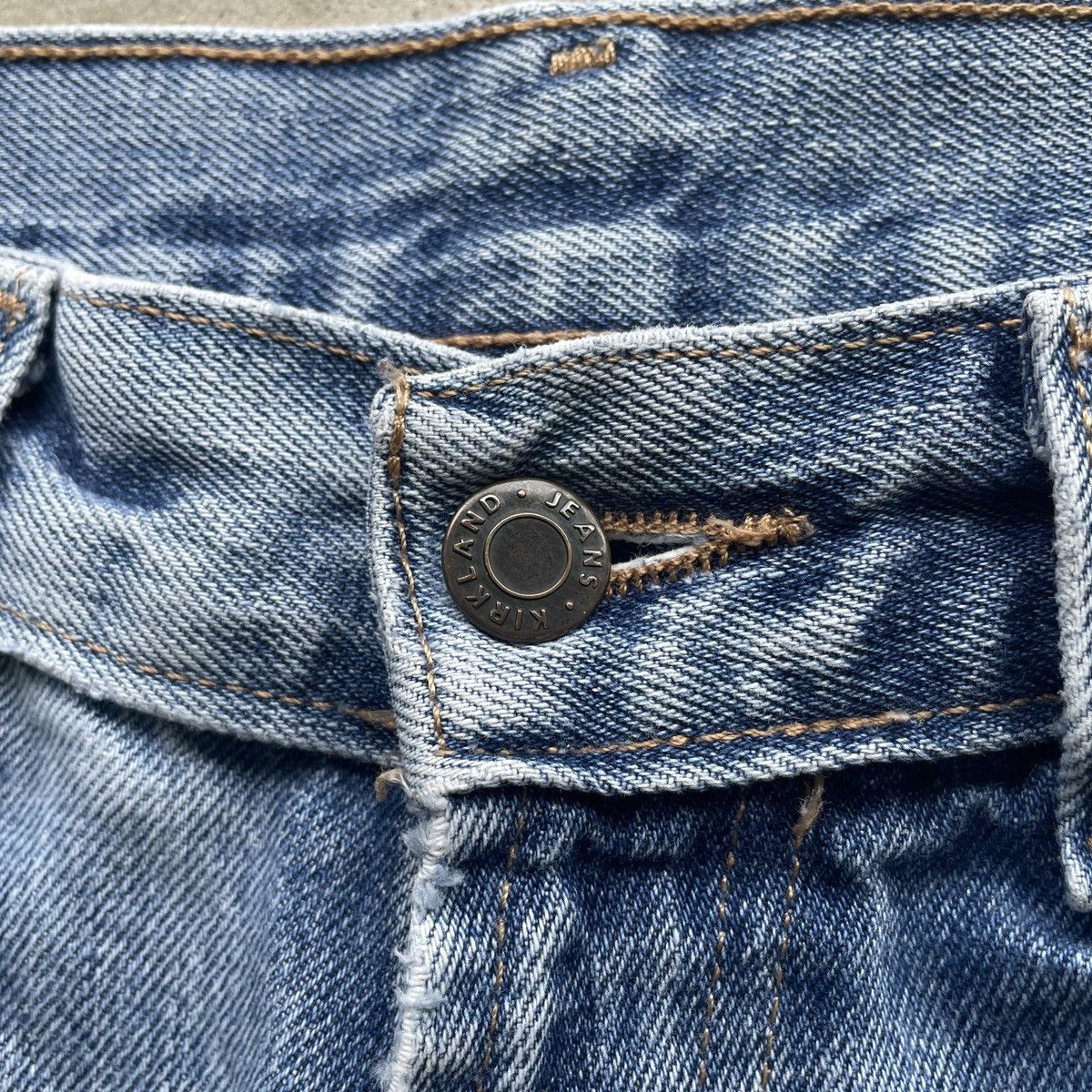 Kirkland Signature Vintage Kirkland Jeans Distressed Denim Pants Faded W32x30 Size US 32 / EU 48 - 6 Thumbnail