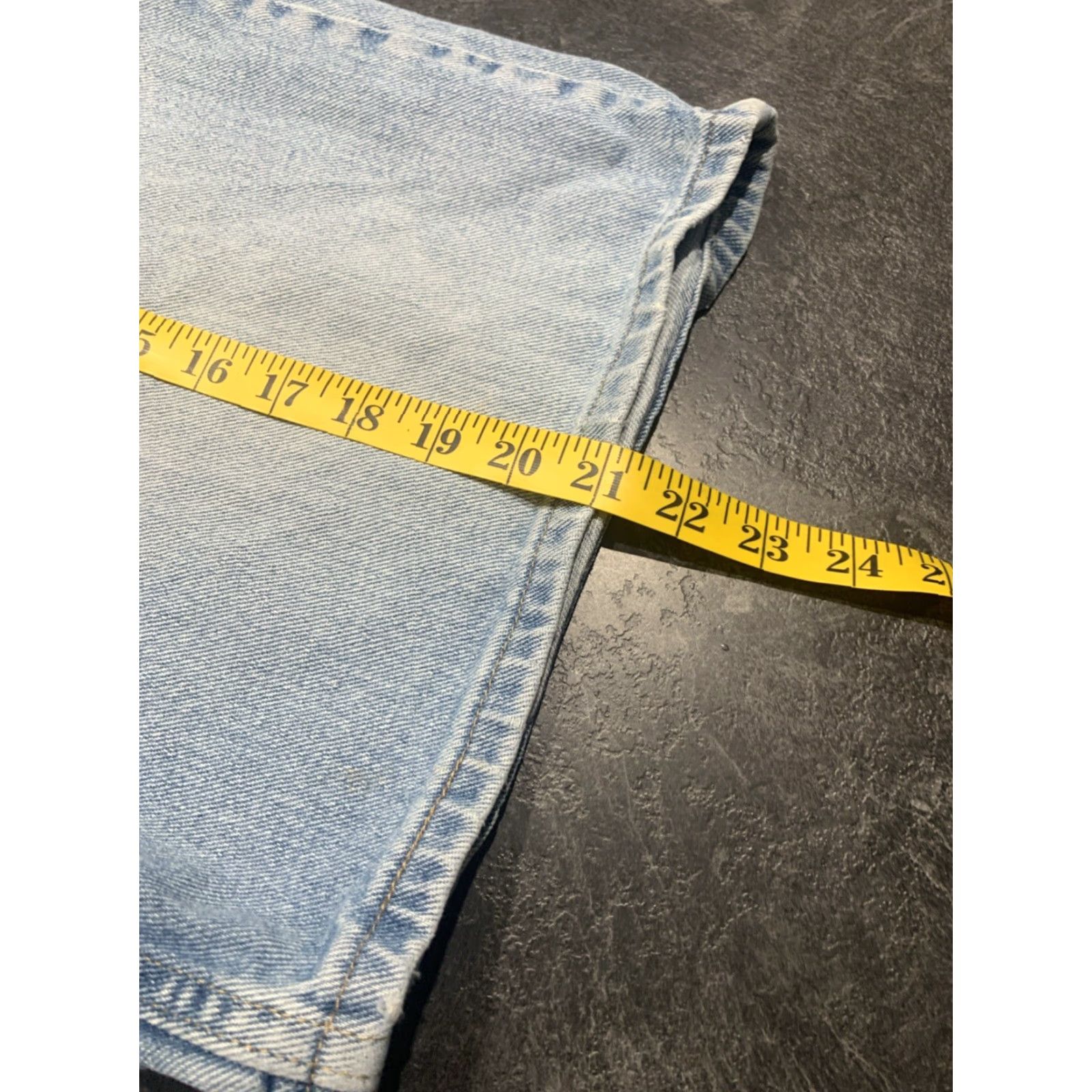 Wrangler Wrangler Jeans Shorts Men 38 Denim Cargo Casual Workwear Blue 10-Inch Inseam Size US 38 / EU 54 - 6 Thumbnail