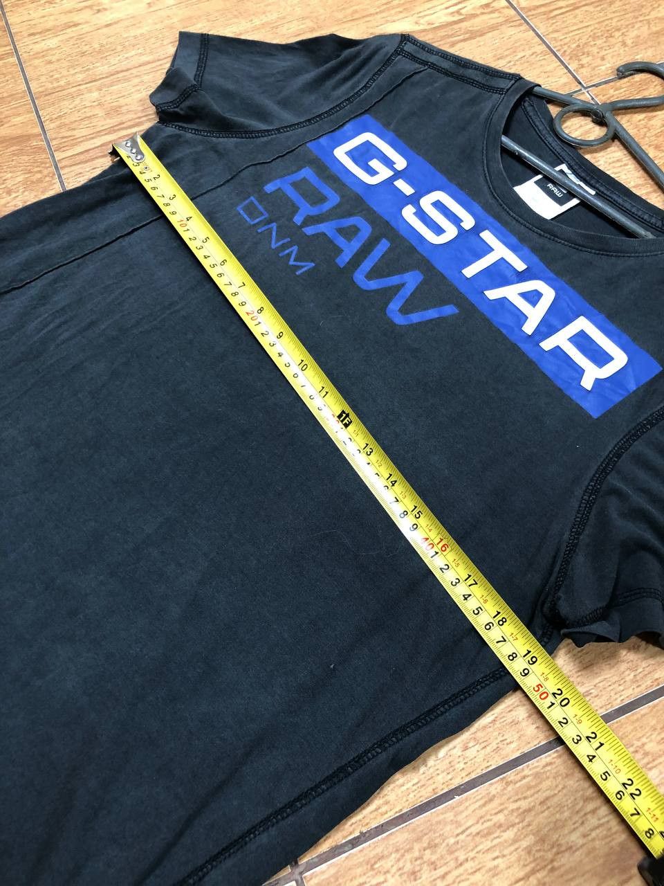 G-Star Vintage T-shirt black big logo G-Star Raw size M Y2K Size US M / EU 48-50 / 2 - 8 Thumbnail