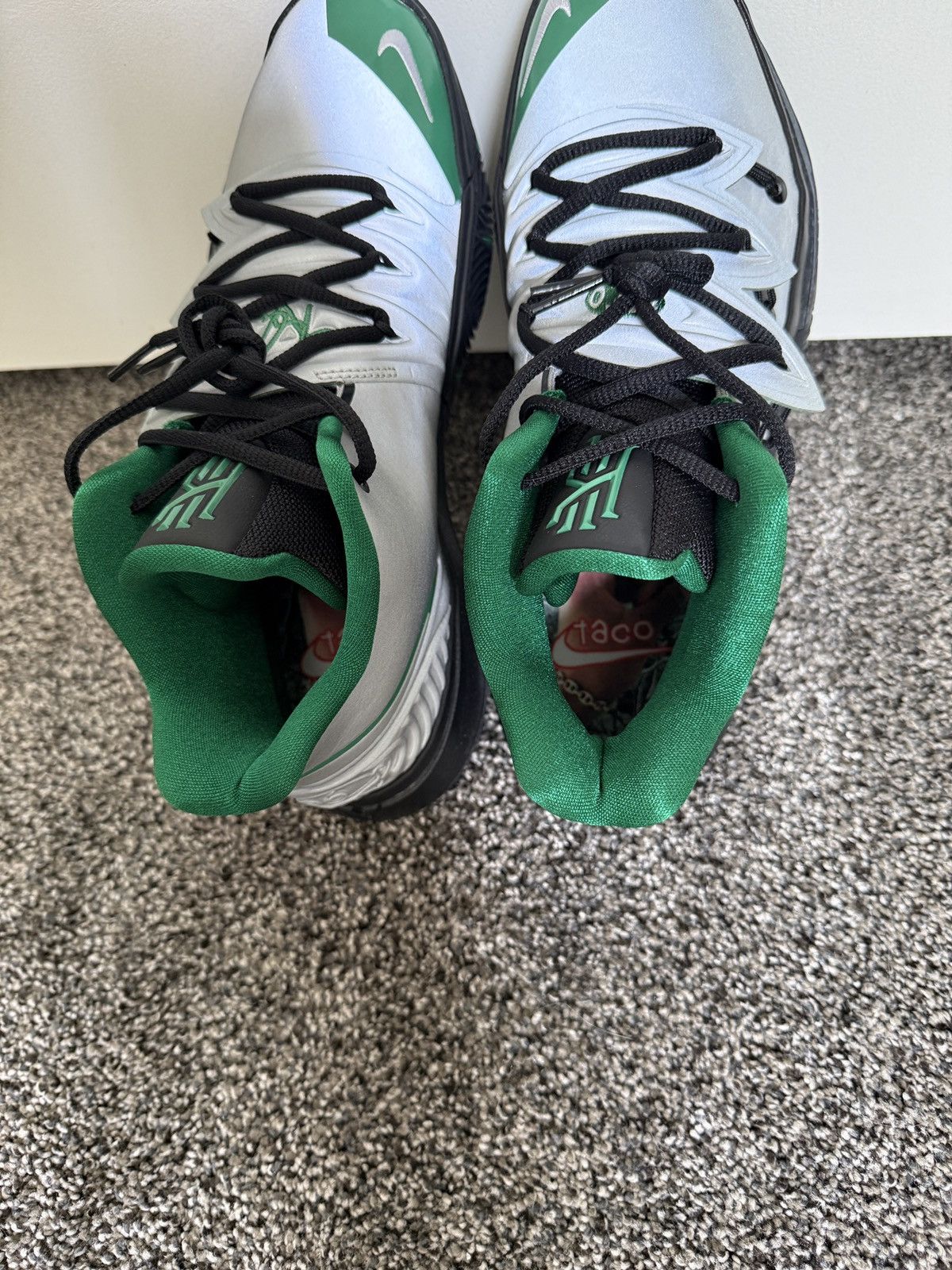 Nike NIKE KYRIE 5 | TACO, REFLECTIVE SILVER, SIZE 8.5, NEW IN BOX Size US 8.5 / EU 41-42 - 6 Thumbnail