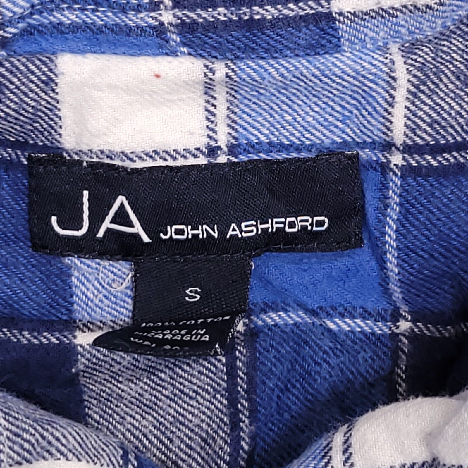 John Ashford John Ashford Gingham Flannel Shirt Mens Size S Blue White Size US S / EU 44-46 / 1 - 3 Thumbnail