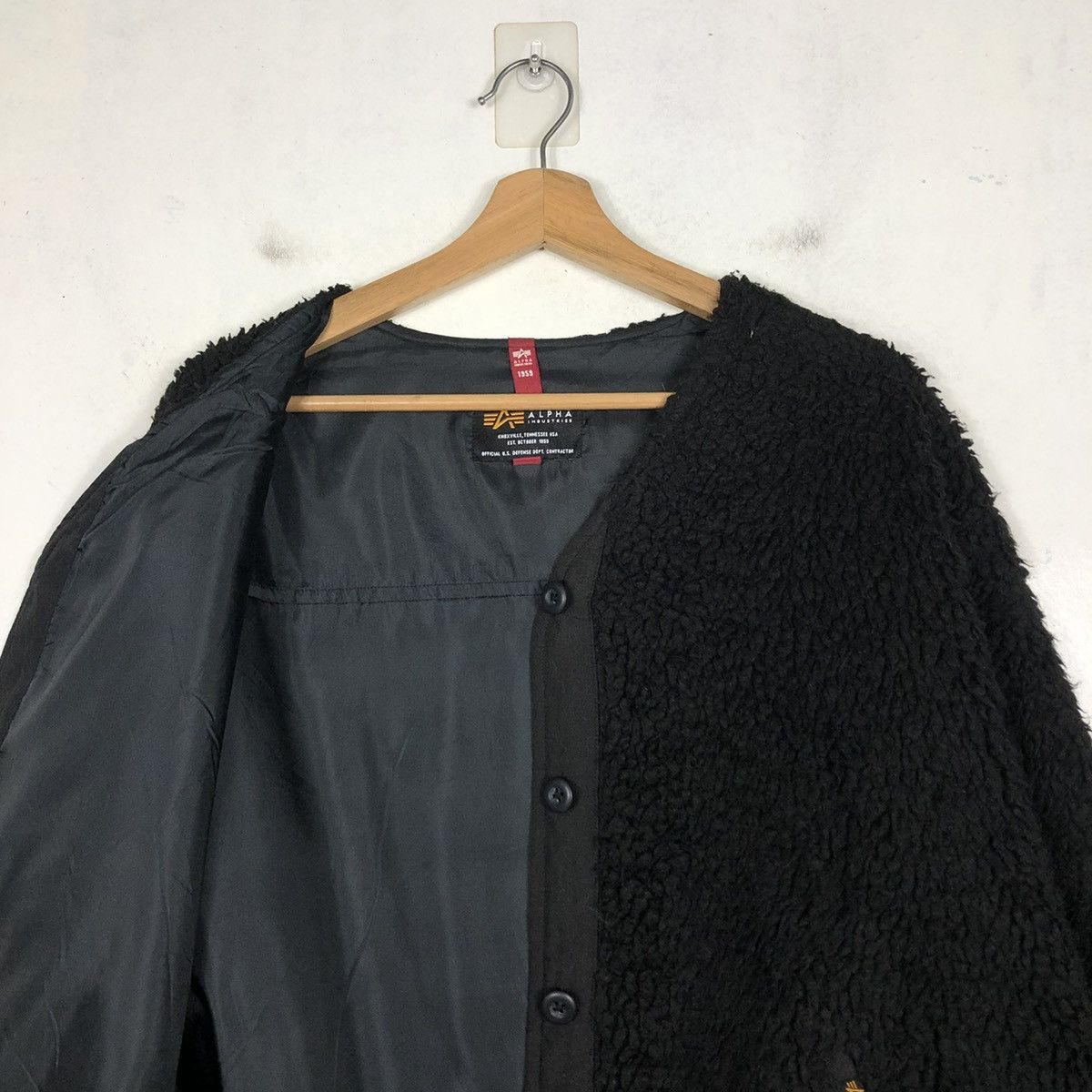 Alpha Industries 📌VINTAGE CROPPED FLEECE JACKET ALPHA INDUSTRIES Size US M / EU 48-50 / 2 - 13 Thumbnail