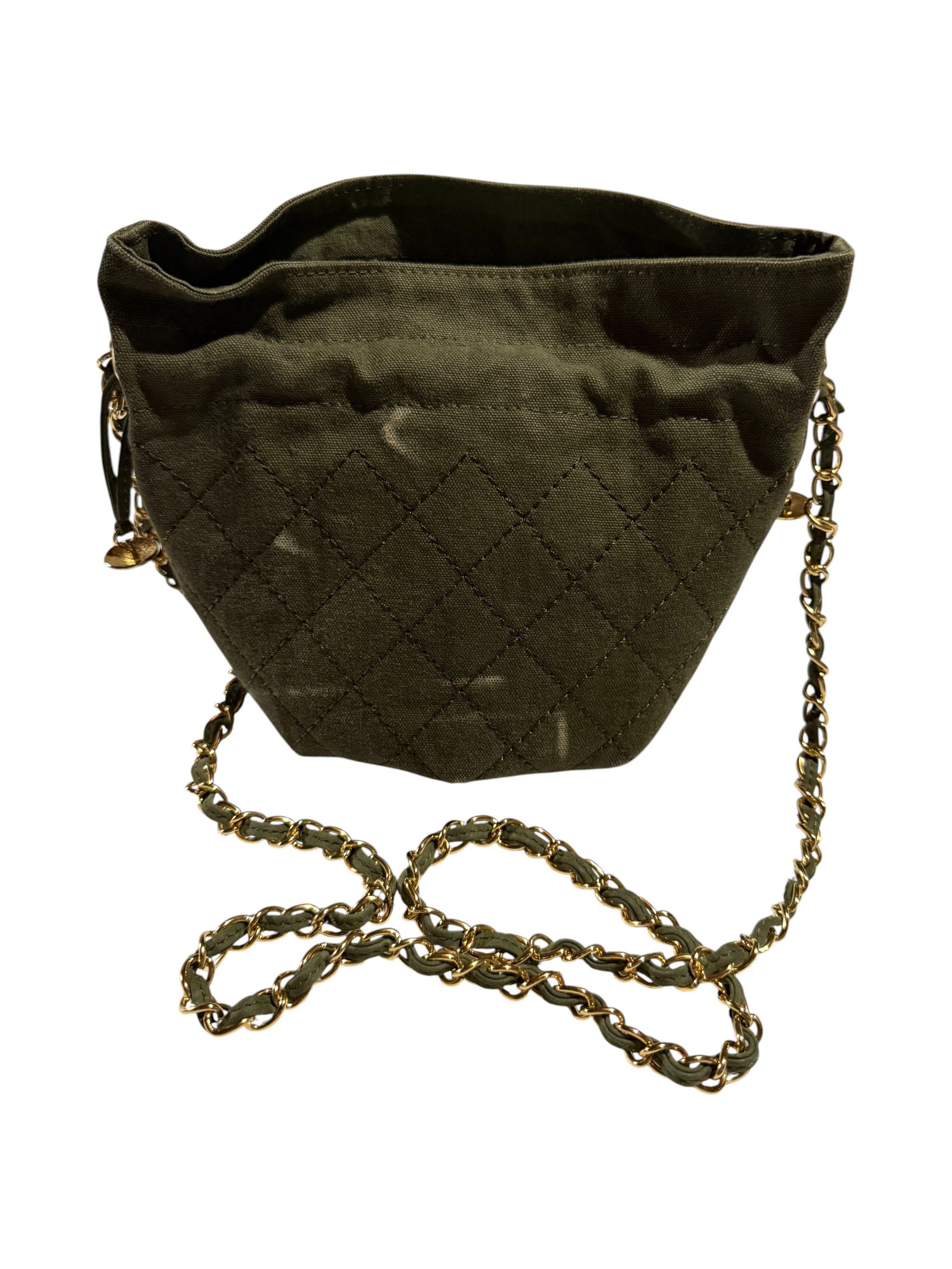 READYMADE READYMADE Quilted Embellished Military Canvas Crossbody Bag Size ONE SIZE - 11 Thumbnail