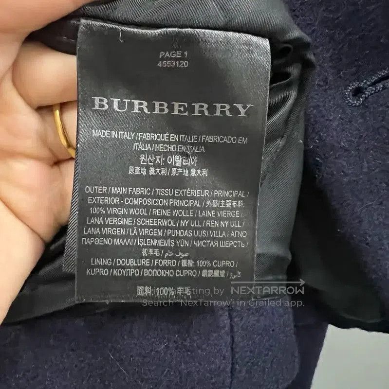 Burberry Burberry Women's Navy Cotton Jacket. Size XXS / US 00 / IT 34 - 3 Thumbnail