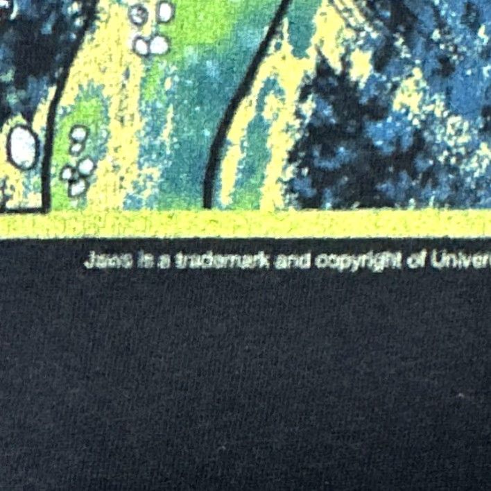 Fruit Of The Loom VINTAGE Jaws Graphic Print Tank Top Men’s Medium Black 90s Movie Retro Y2K Size US M / EU 48-50 / 2 - 4 Thumbnail