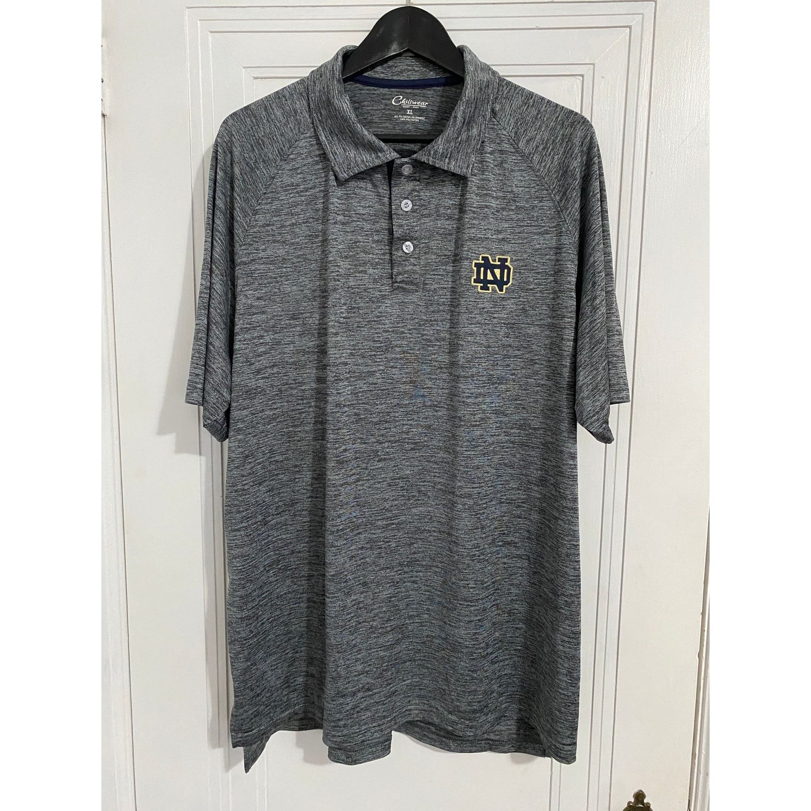 NCAA University of Notre Dame Fighting Irish Polo Shirt Men's XL Size US XL / EU 56 / 4 - 1 Thumbnail