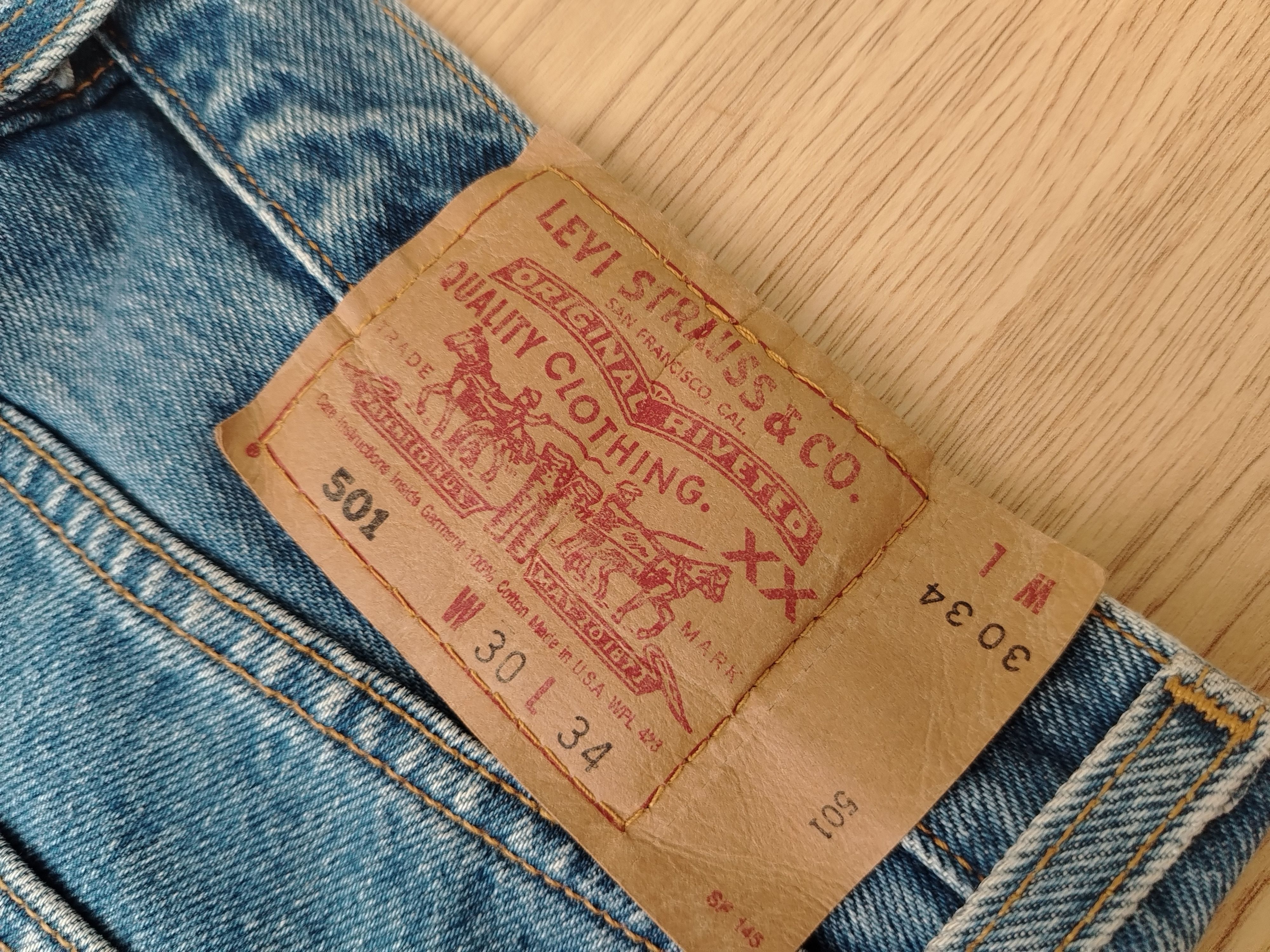 Levi's Levis 501 Vintage Rare Lovers Rock Size US 29 - 15 Thumbnail