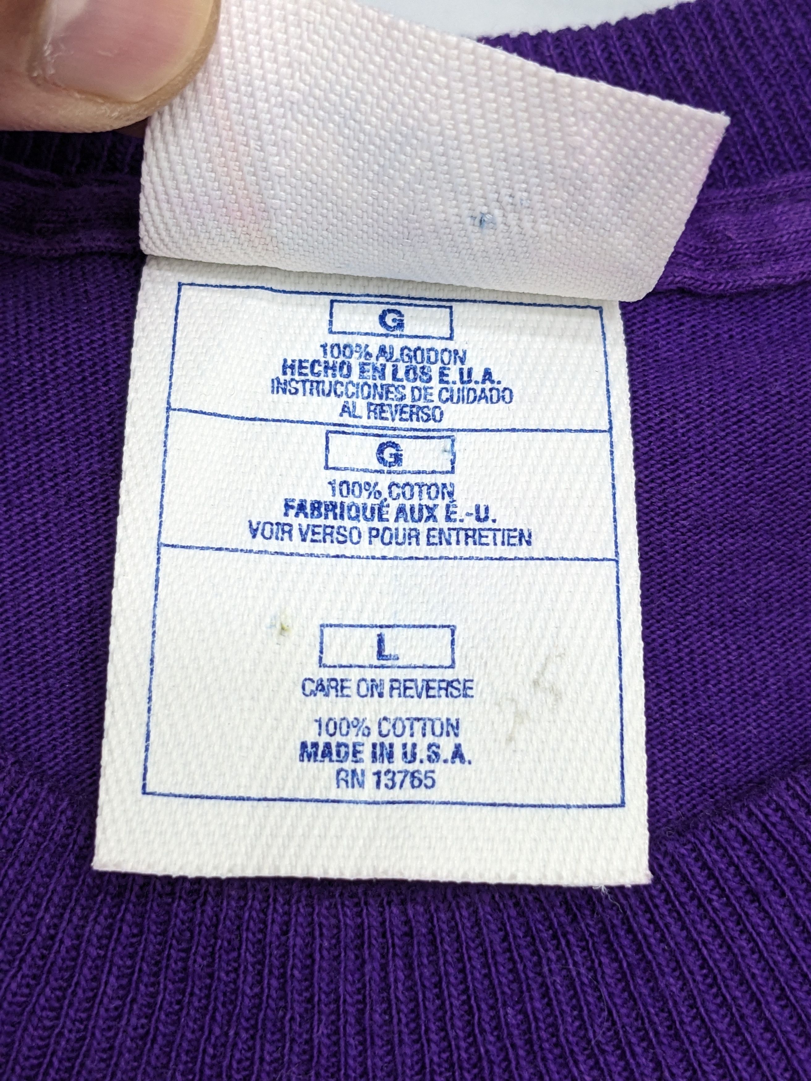 NBA Vintage L.A. Lakers X Pro Player X Nba Tshirt Size US L / EU 52-54 / 3 - 13 Thumbnail
