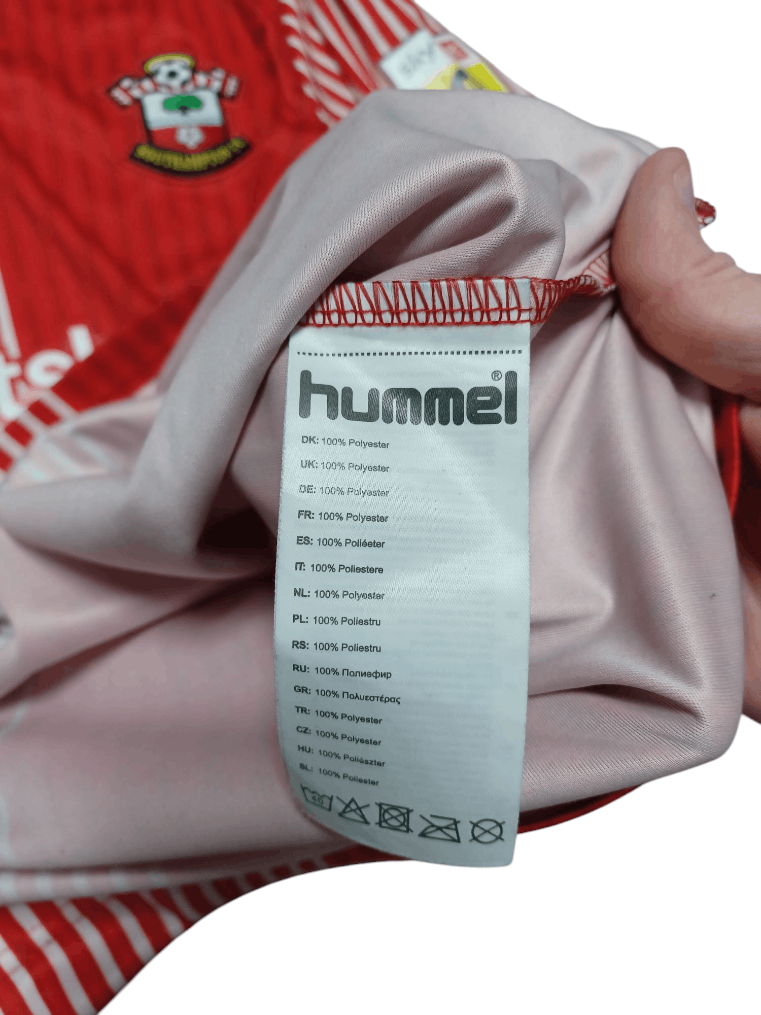 Hummel SOUTHAMPTON HUMMEL 23/24 SOCCER FOOTBALL JERSEY Size US S / EU 44-46 / 1 - 9 Thumbnail