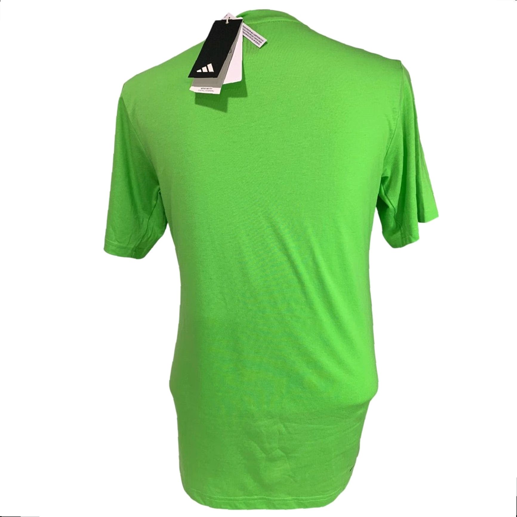 Adidas Adidas T-Shirt Mens Small Short Sleeve Lucid Lime Green IM4249 Size US S / EU 44-46 / 1 - 4 Thumbnail