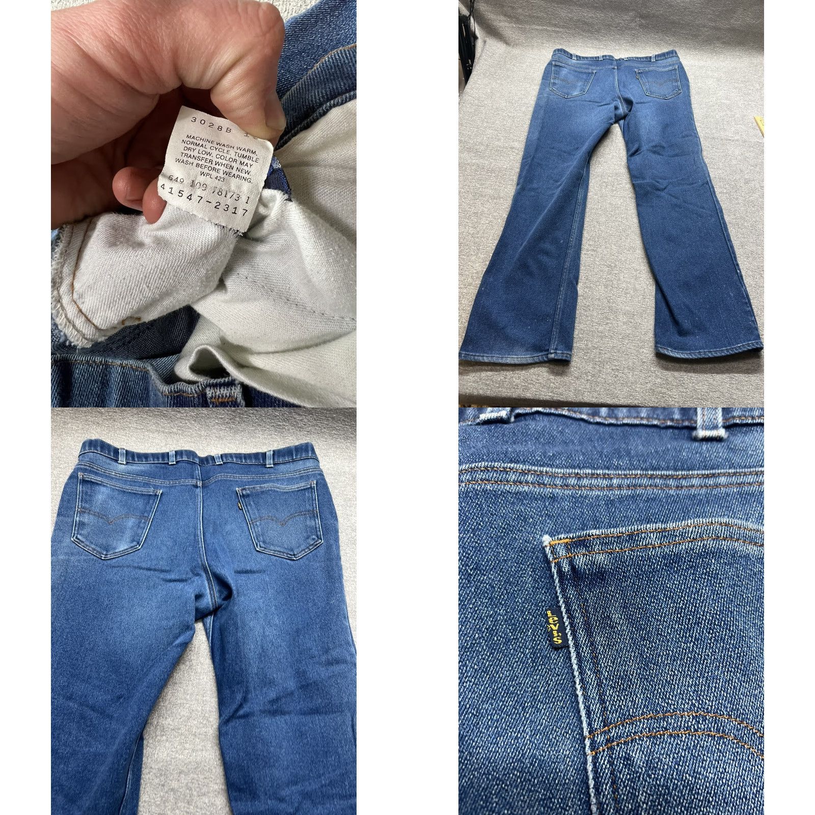 Levi's VINTAGE Levi's Levi Strauss Skosh More USA Black Tab Men's Jeans 46x33 Size US 42 / EU 58 - 9 Thumbnail