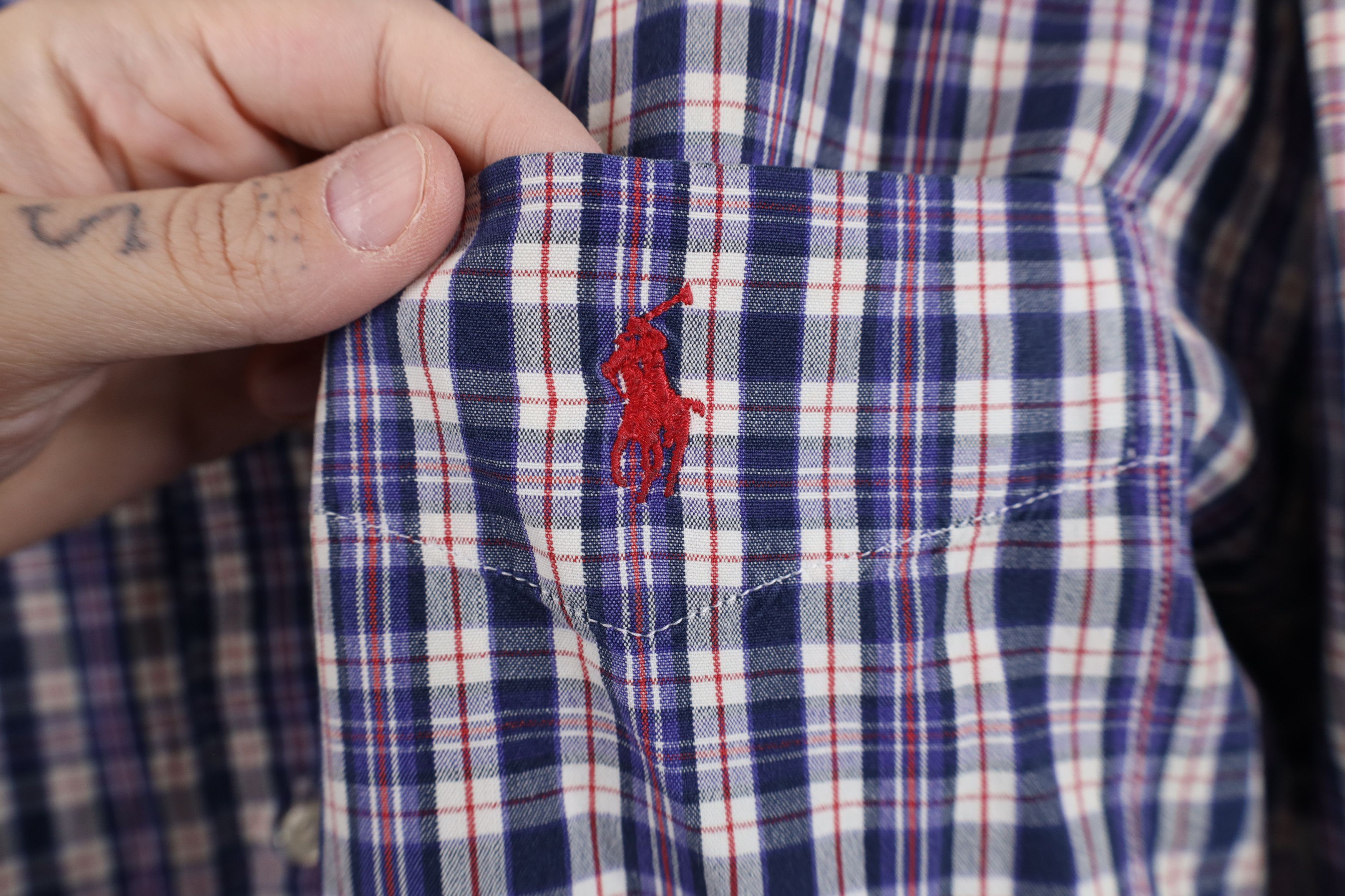 Ralph Lauren Vintage 90s Ralph Lauren Blaire Collared Button Down Shirt Size US XL / EU 56 / 4 - 4 Thumbnail