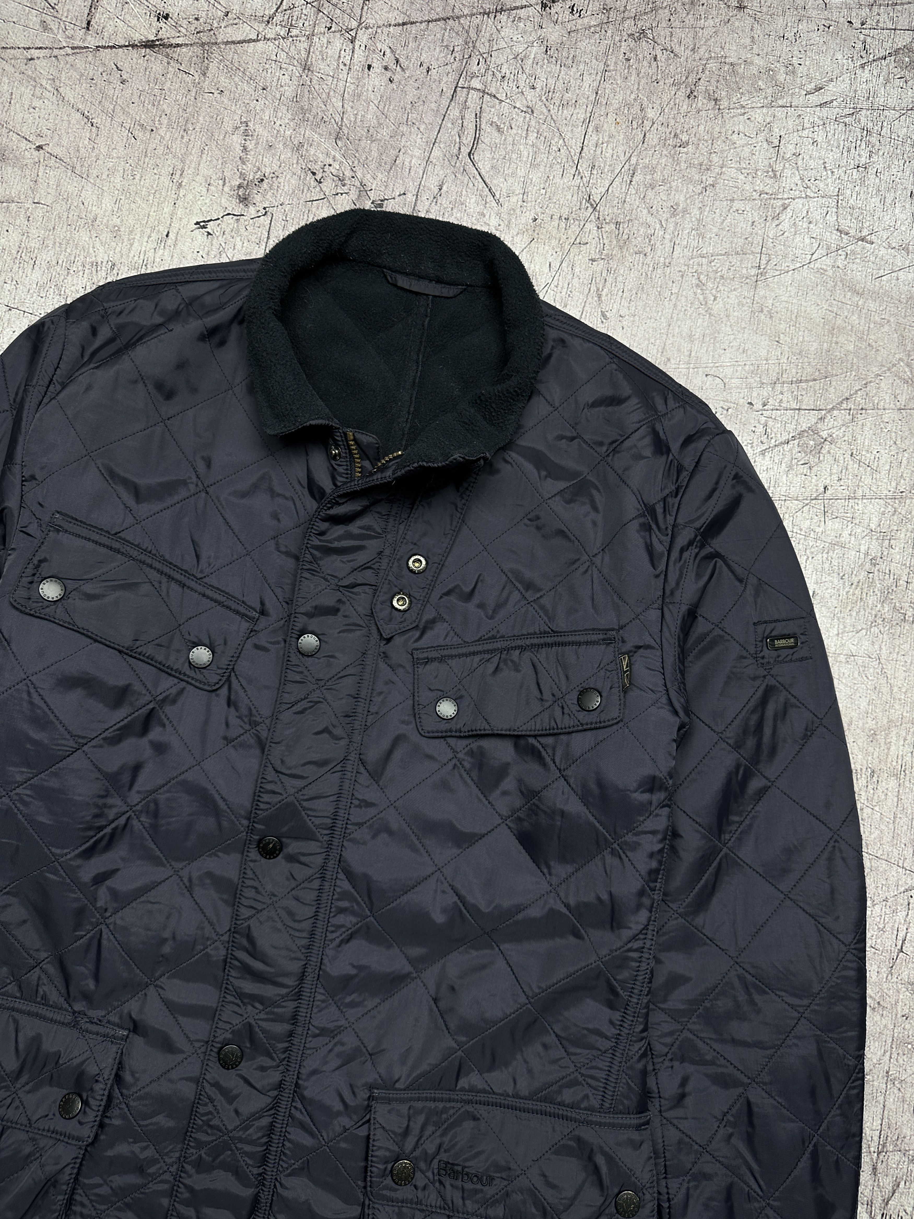 Barbour Barbour International Mens Ariel Polarquilt Quilted Jacket Size US XL / EU 56 / 4 - 2 Thumbnail