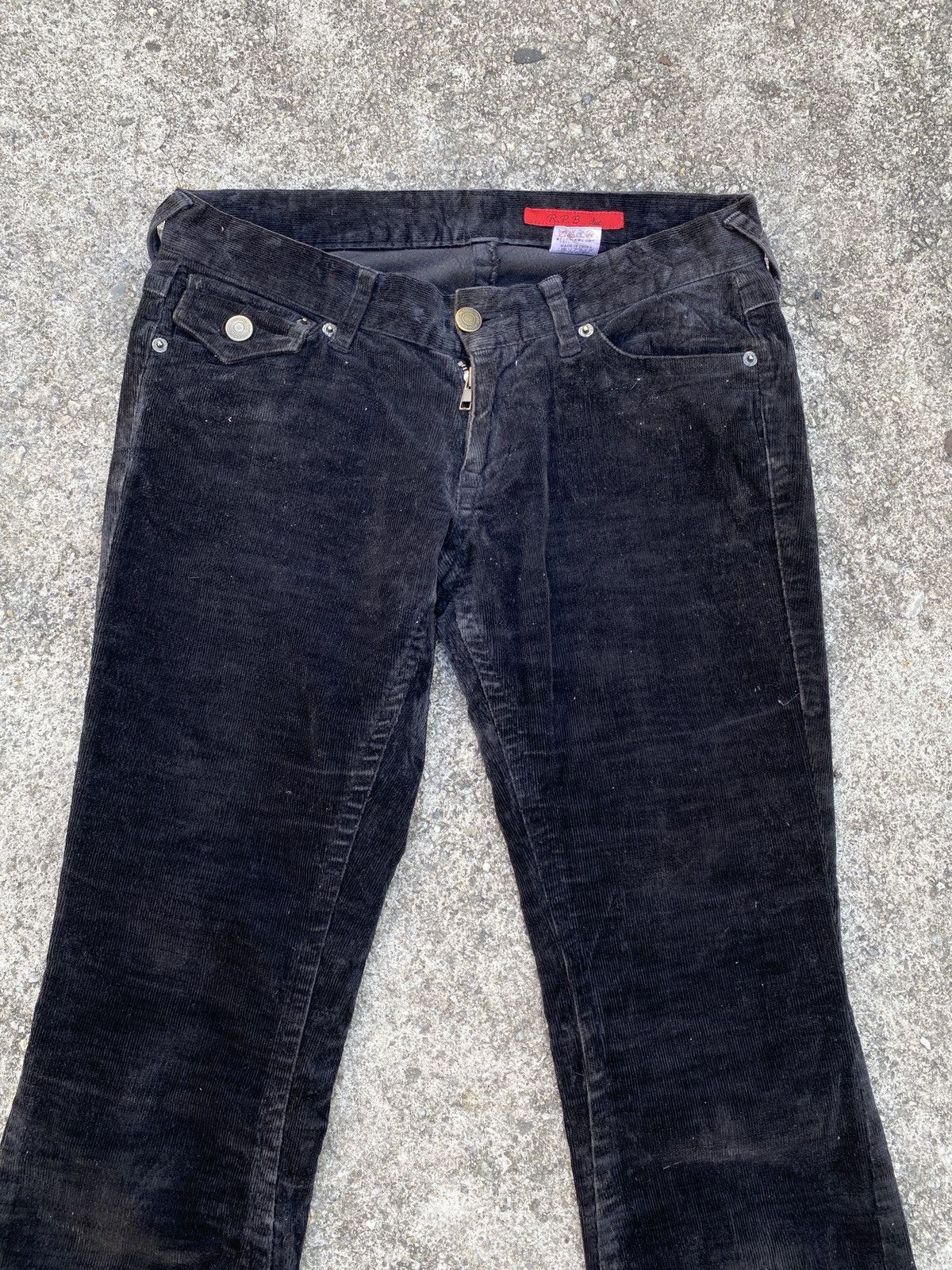 Japanese Brand R.P.B Due Corduroy Low Rise Flare Pant Size US 28 / EU 44 - 5 Thumbnail