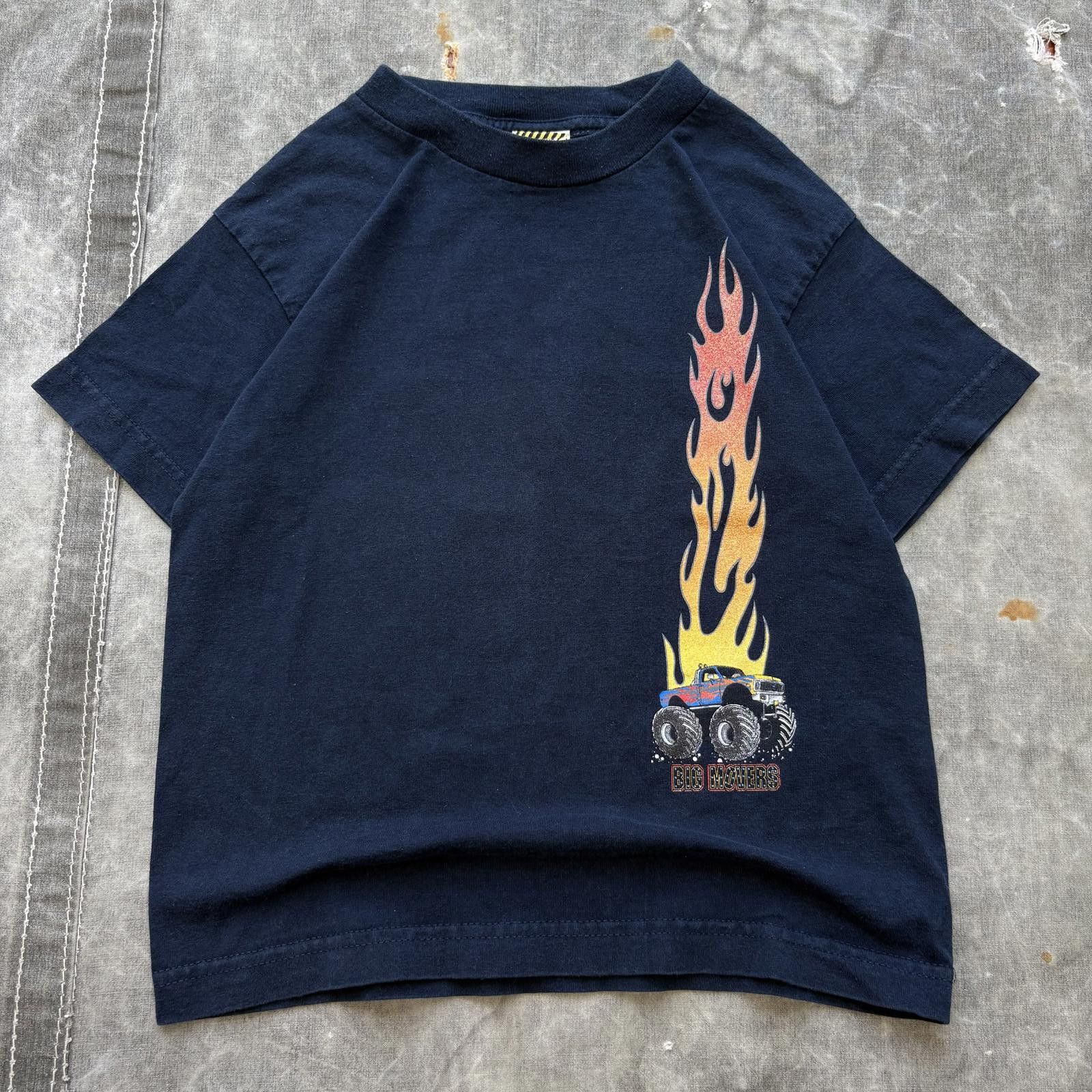 Vintage Vintage 90s Y2K Monster Truck Flames Women’s Baby Tee Size XS / US 0-2 / IT 36-38 - 1 Thumbnail